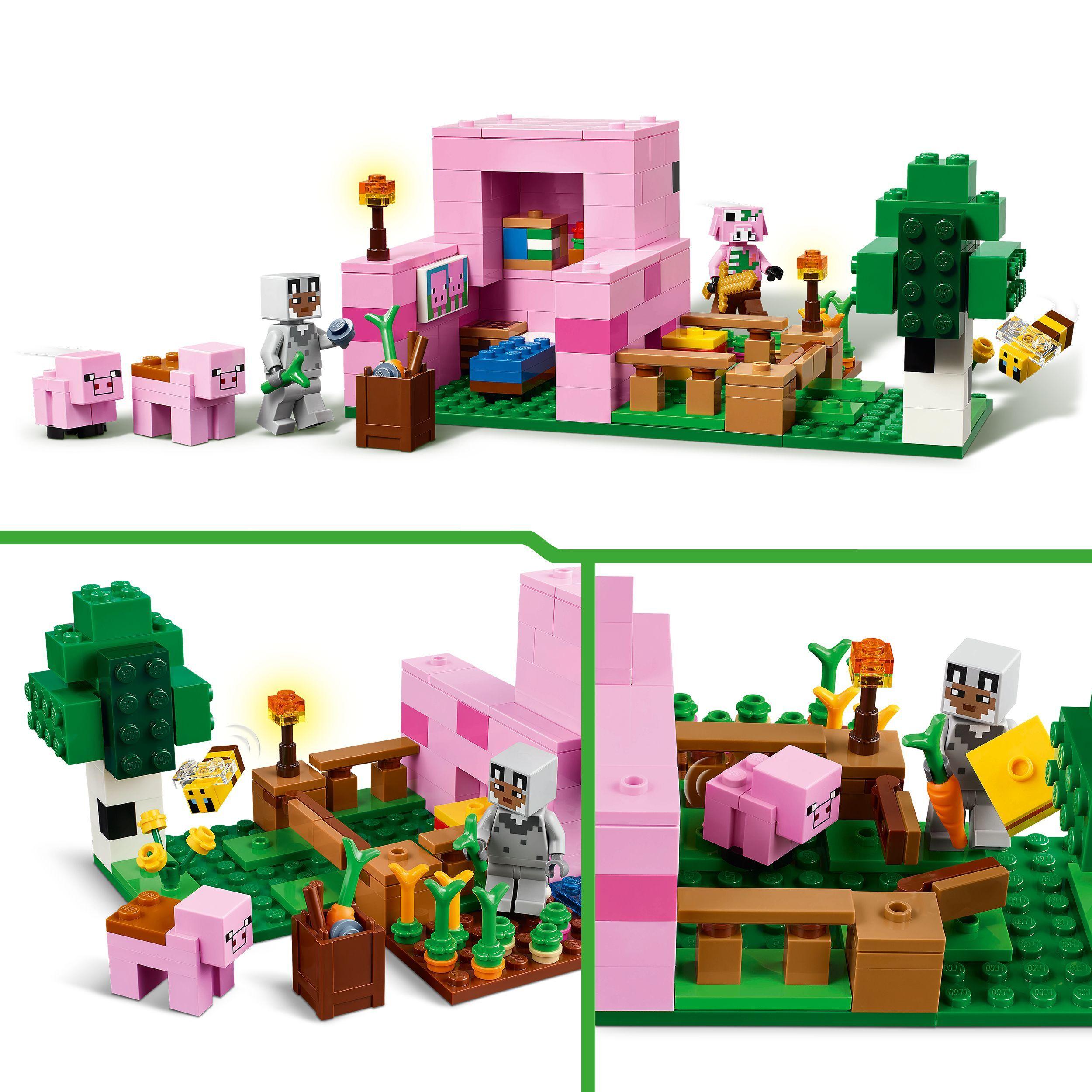 Voir la diapositive 3 : LEGO LEGO Minecraft 21268 La Maison de Porcelet - Jeu de Construction dès 7 ans