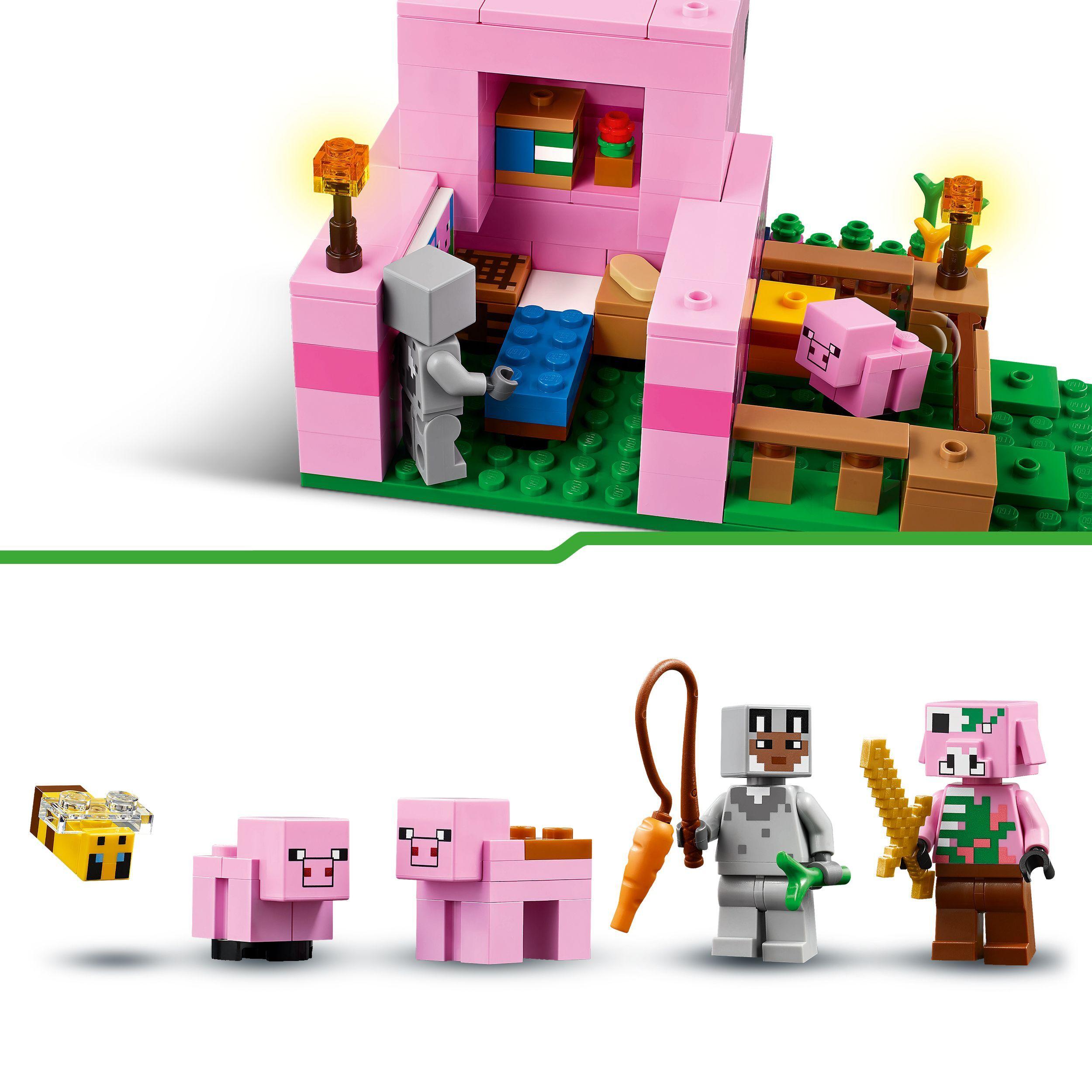 Voir la diapositive 4 : LEGO LEGO Minecraft 21268 La Maison de Porcelet - Jeu de Construction dès 7 ans