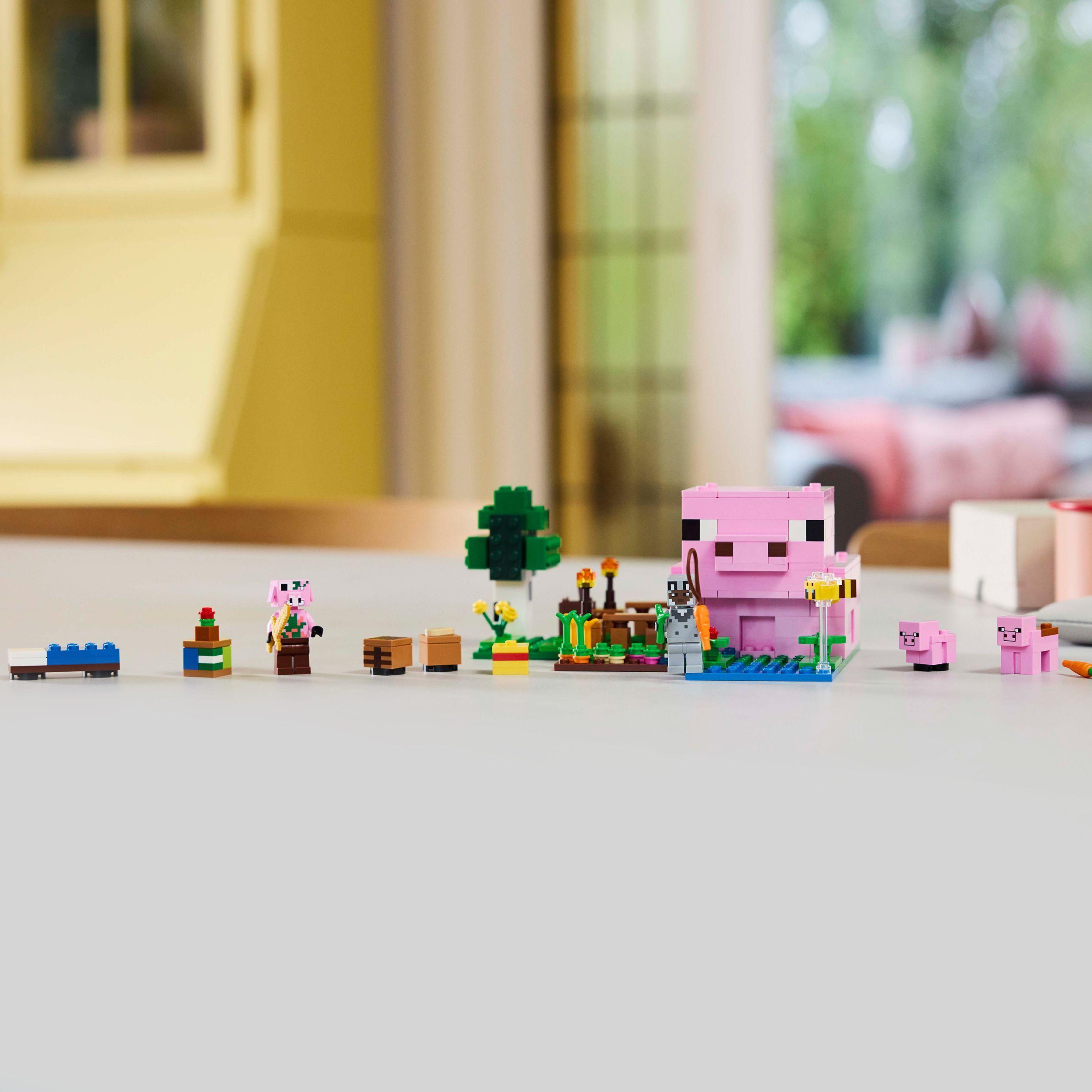 Voir la diapositive 5 : LEGO LEGO Minecraft 21268 La Maison de Porcelet - Jeu de Construction dès 7 ans