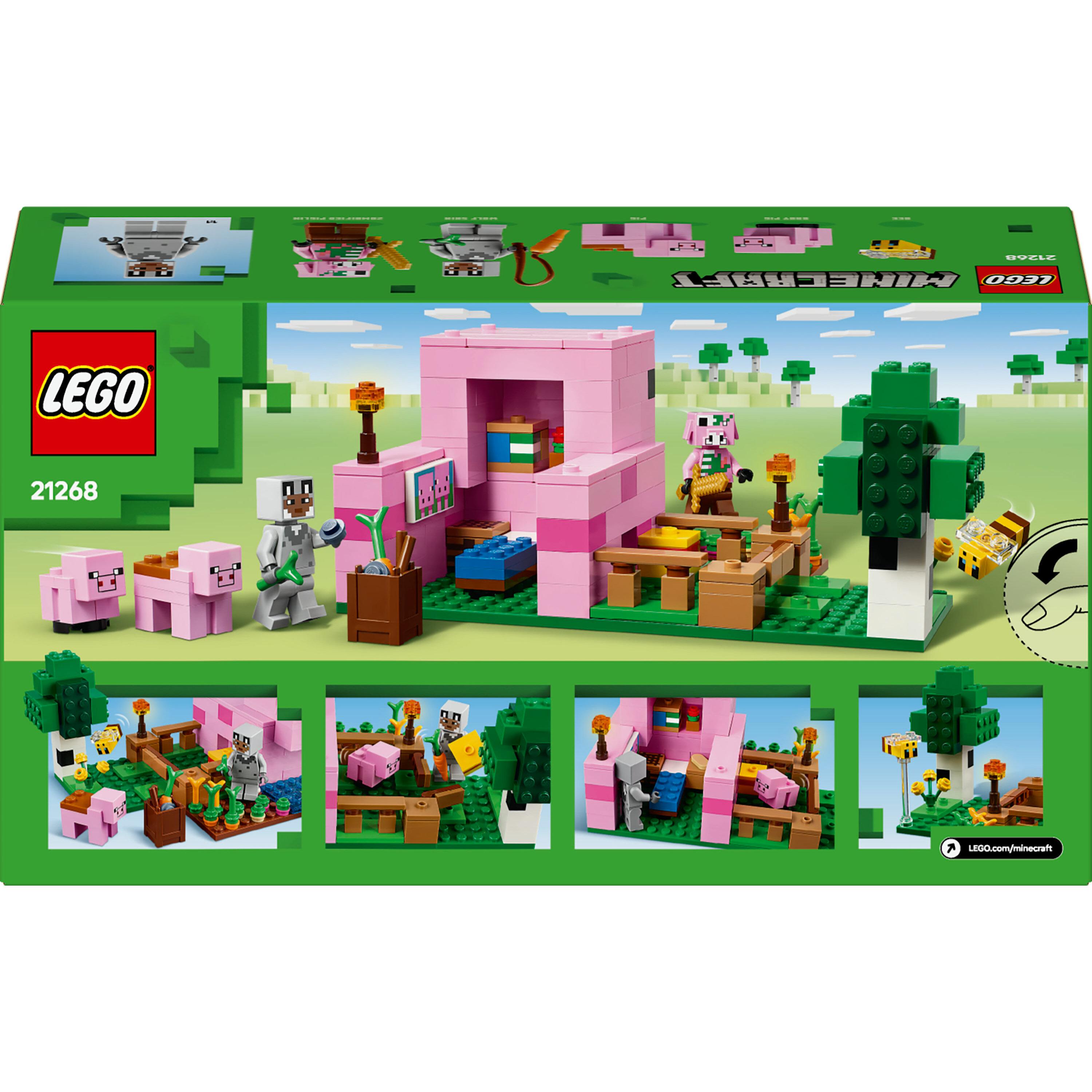 Voir la diapositive 7 : LEGO LEGO Minecraft 21268 La Maison de Porcelet - Jeu de Construction dès 7 ans