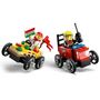 Voir la diapositive 4 : LEGO City 60458 - Pack de bolide de course : Camion de pizza contre camion de pompiers