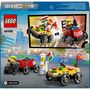 Voir la diapositive 8 : LEGO City 60458 - Pack de bolide de course : Camion de pizza contre camion de pompiers