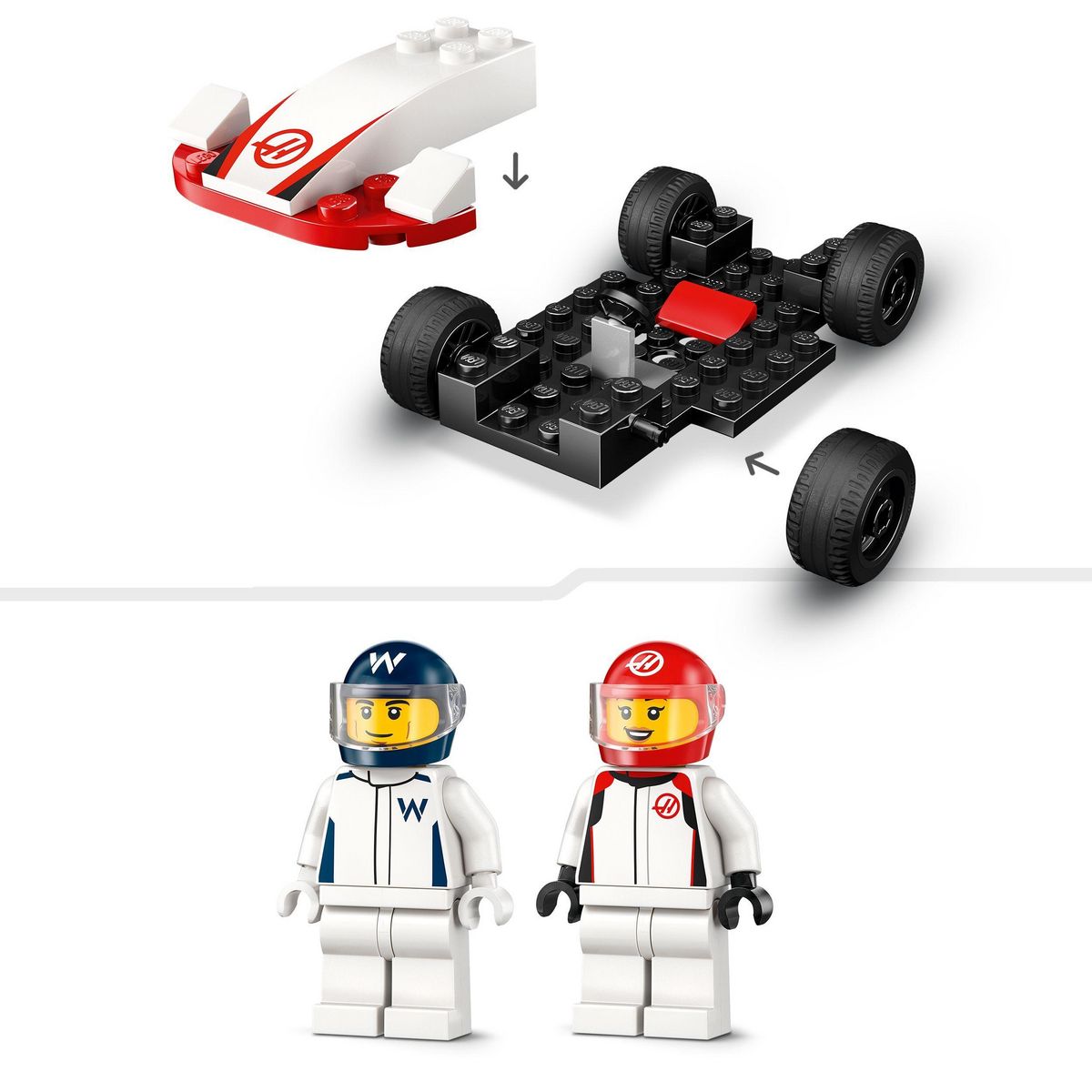 LEGO City 60464 - Voitures de course de F1 Williams Racing et Haas F1