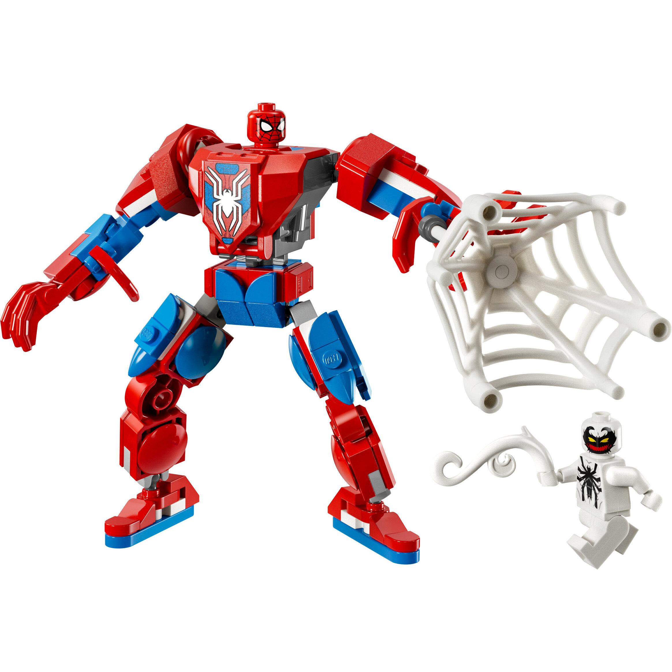 Voir la diapositive 2 : LEGO Marvel 76308 Le robot de Spider-Man contre Anti-Venom - Jeu de super héros dès 6 ans