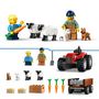 Voir la diapositive 5 : LEGO City 60461 - Tracteur agricole rouge avec remorque et moutons