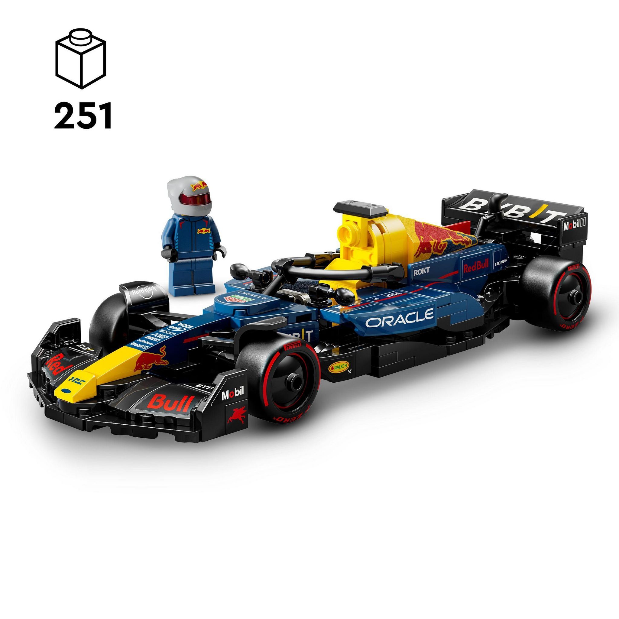 Voir la diapositive 4 : LEGO Speed Champions 77243 - Voiture F1 Oracle Red Bull Racing