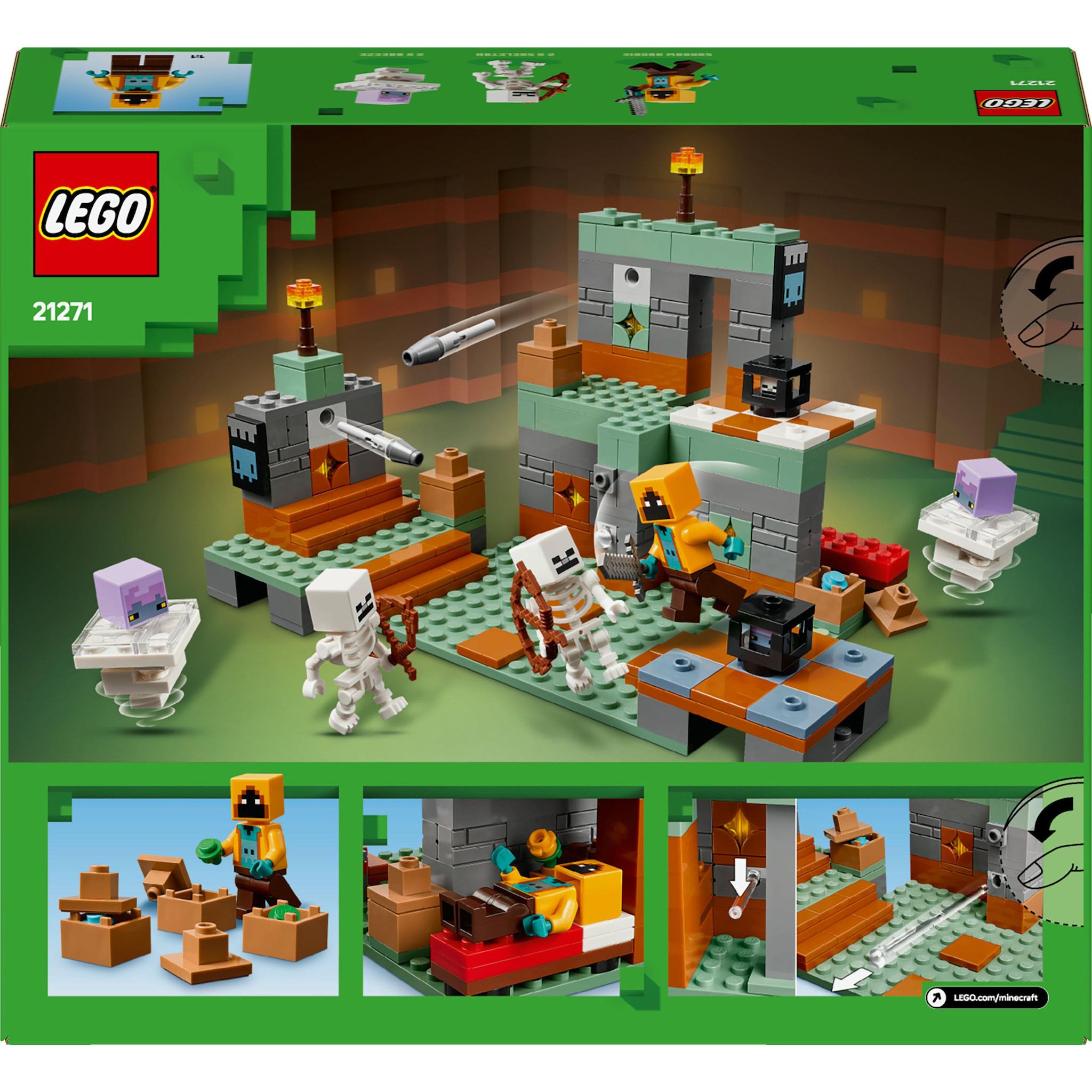 Voir la diapositive 5 : LEGO Minecraft 21271 - Le Chambre des épreuves