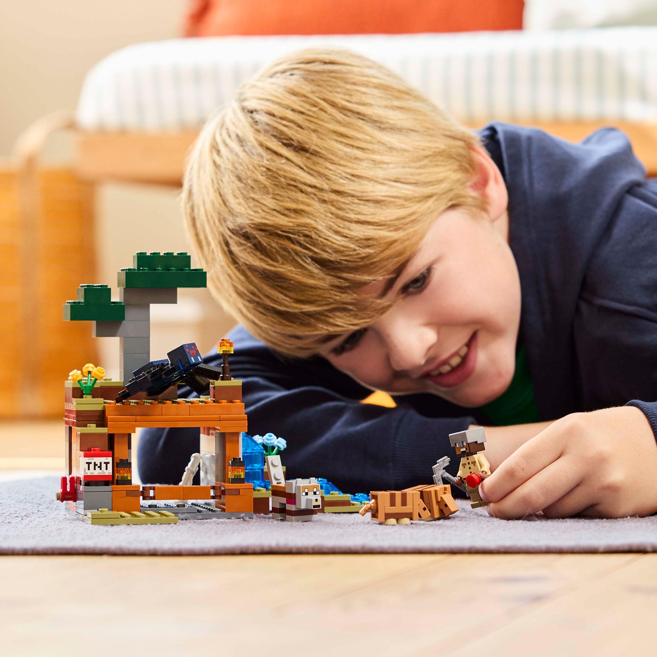 Voir la diapositive 7 : LEGO LEGO Minecraft 21269 L’expédition dans la mine du tatou - Jeu de construction pour garçon