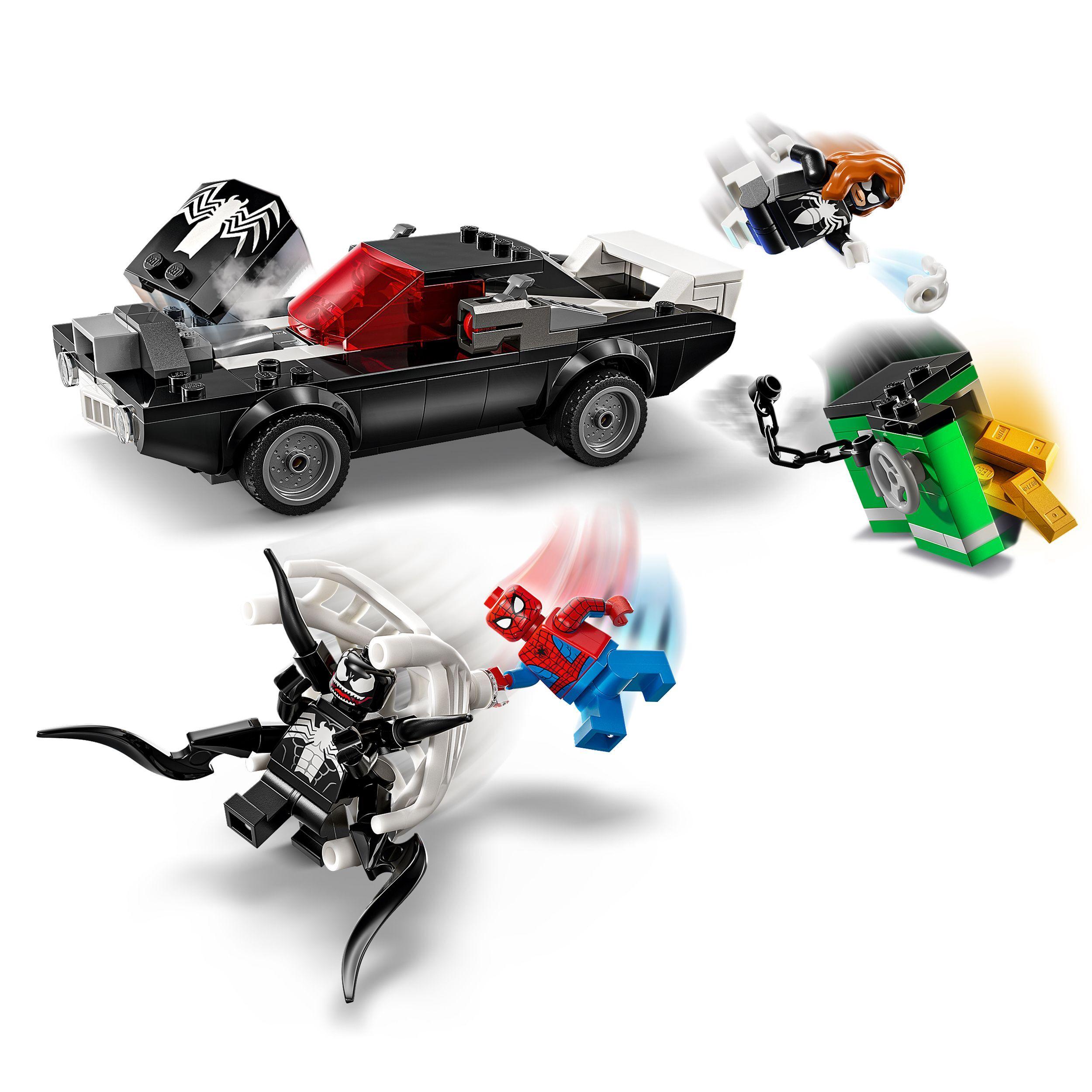 Voir la diapositive 4 : LEGO Marvel 76309 Spider-Man contre le bolide de Venom - Jouet de construction dès 7 ans