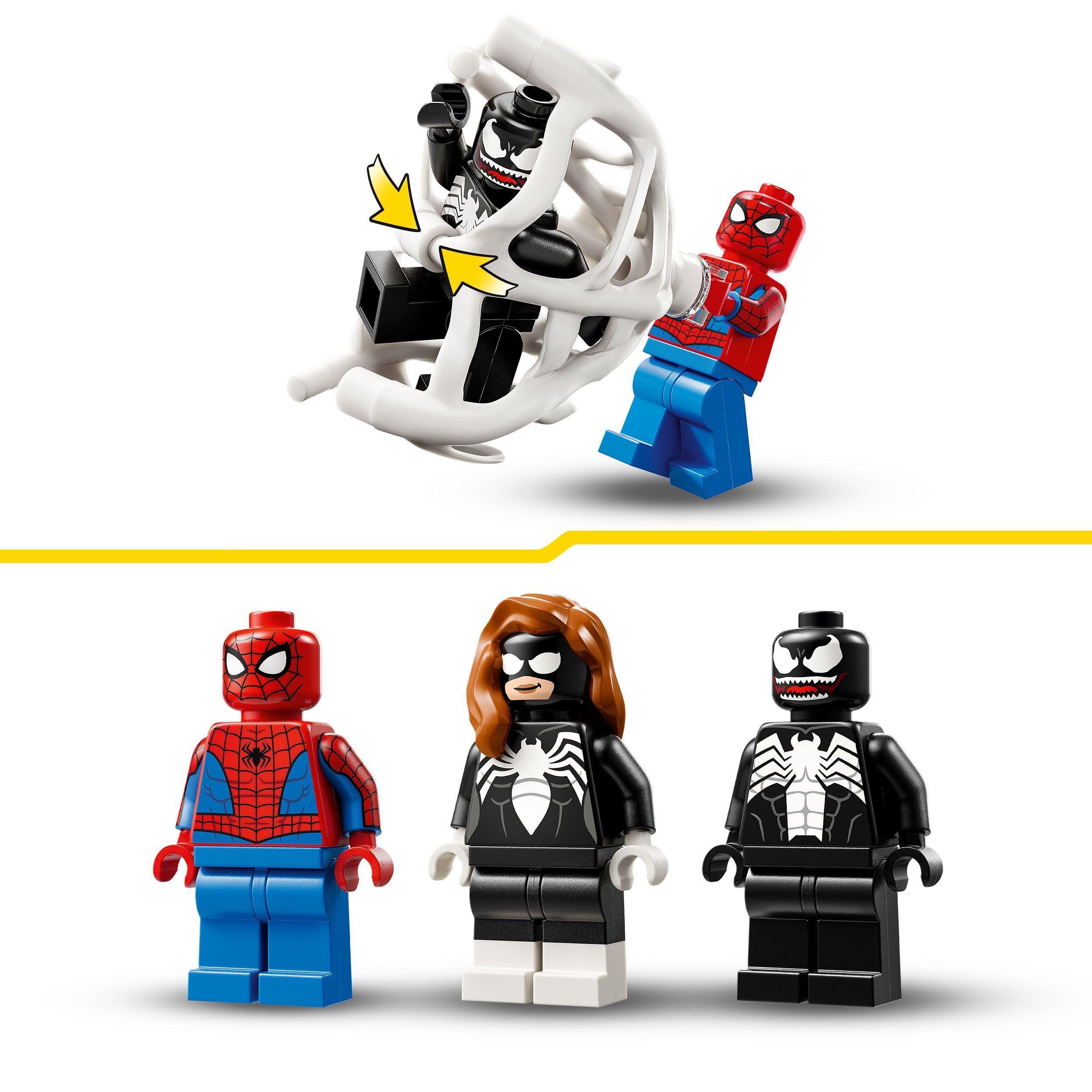 Voir la diapositive 5 : LEGO Marvel 76309 Spider-Man contre le bolide de Venom - Jouet de construction dès 7 ans