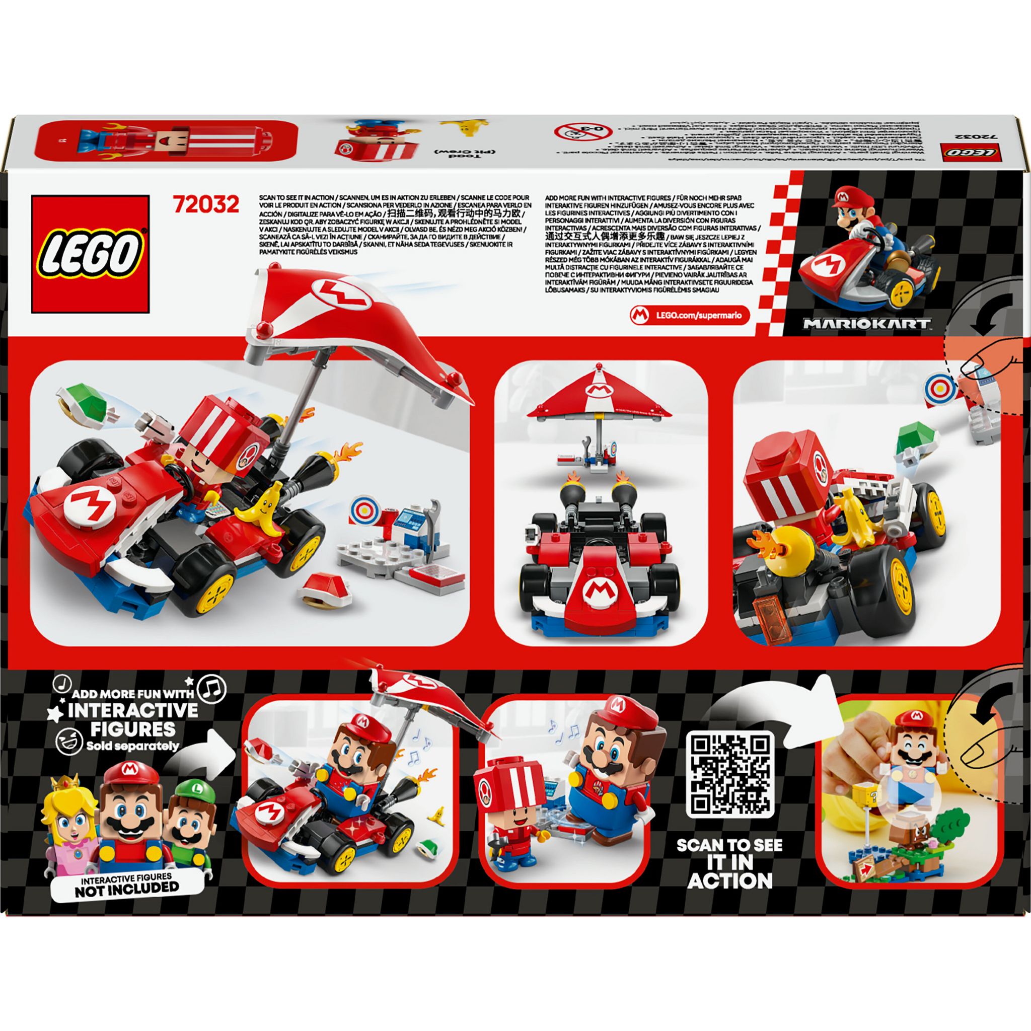 Voir la diapositive 3 : LEGO Mario Kart 72032 - Kart Standard
