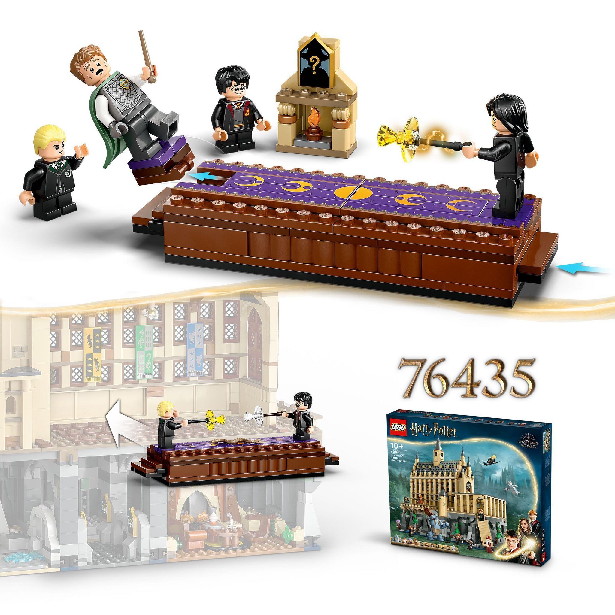 Voir la diapositive 4 : LEGO Harry Potter 76441 - Le château de Poudlard - Le club de duel