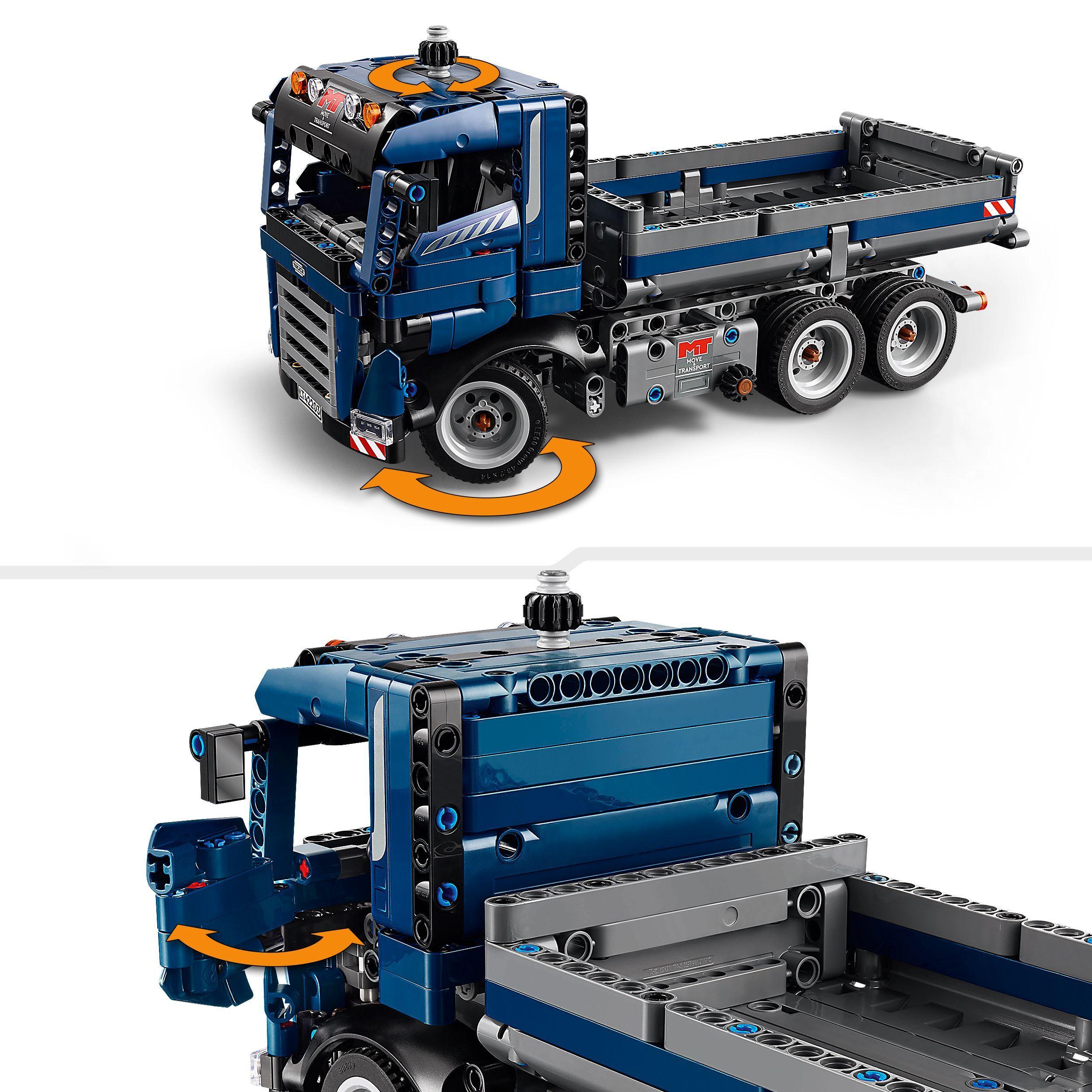 Voir la diapositive 5 : LEGO Technic 42203 Camion benne - Jeu de construction pour garçon dès 9 ans - Idée cadeau