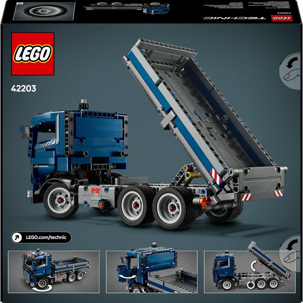 LEGO Technic 42203 - Camion benne