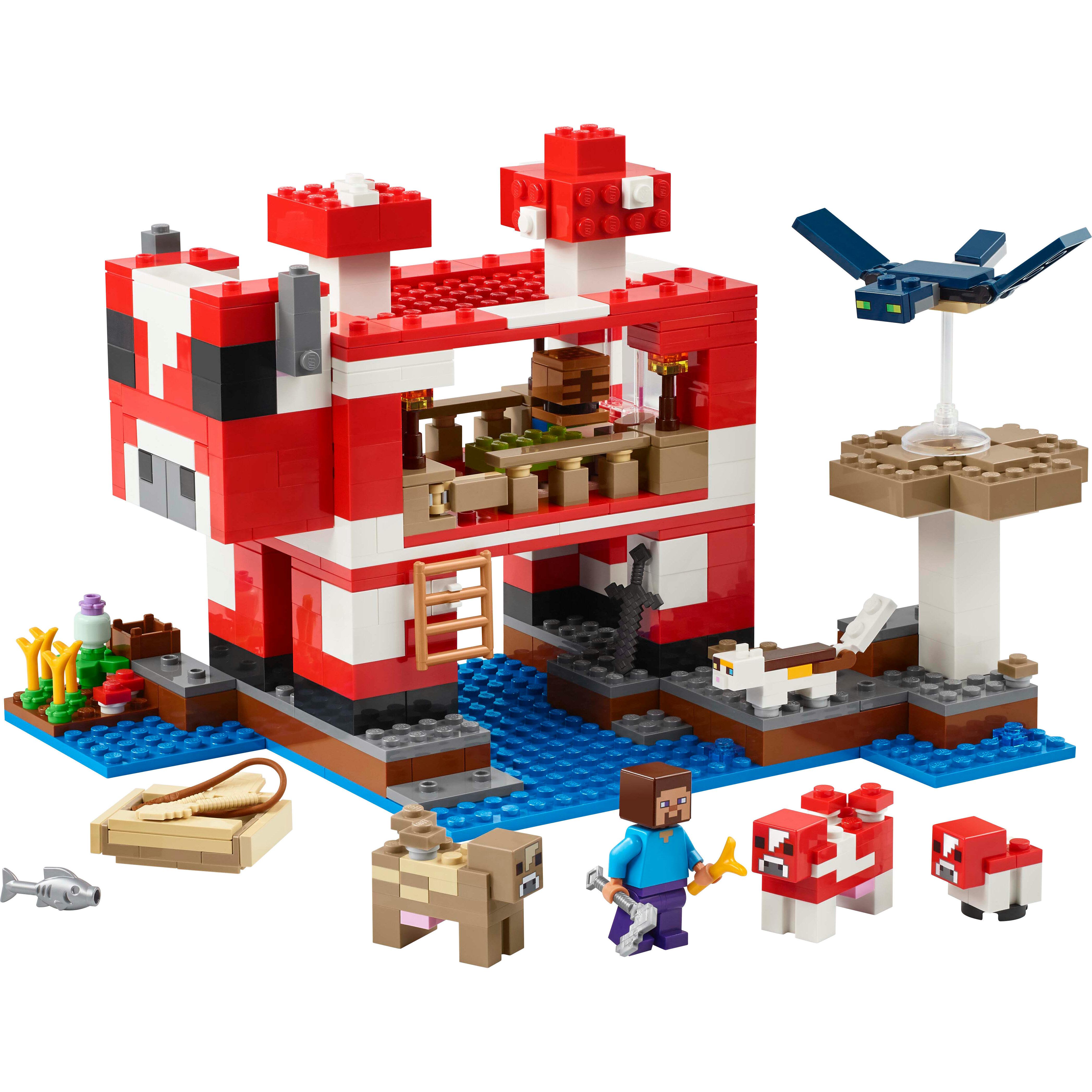 Voir la diapositive 2 : LEGO LEGO Minecraft 21270 La Maison des Champimeuhs - Jeu de Construction dès 8 ans