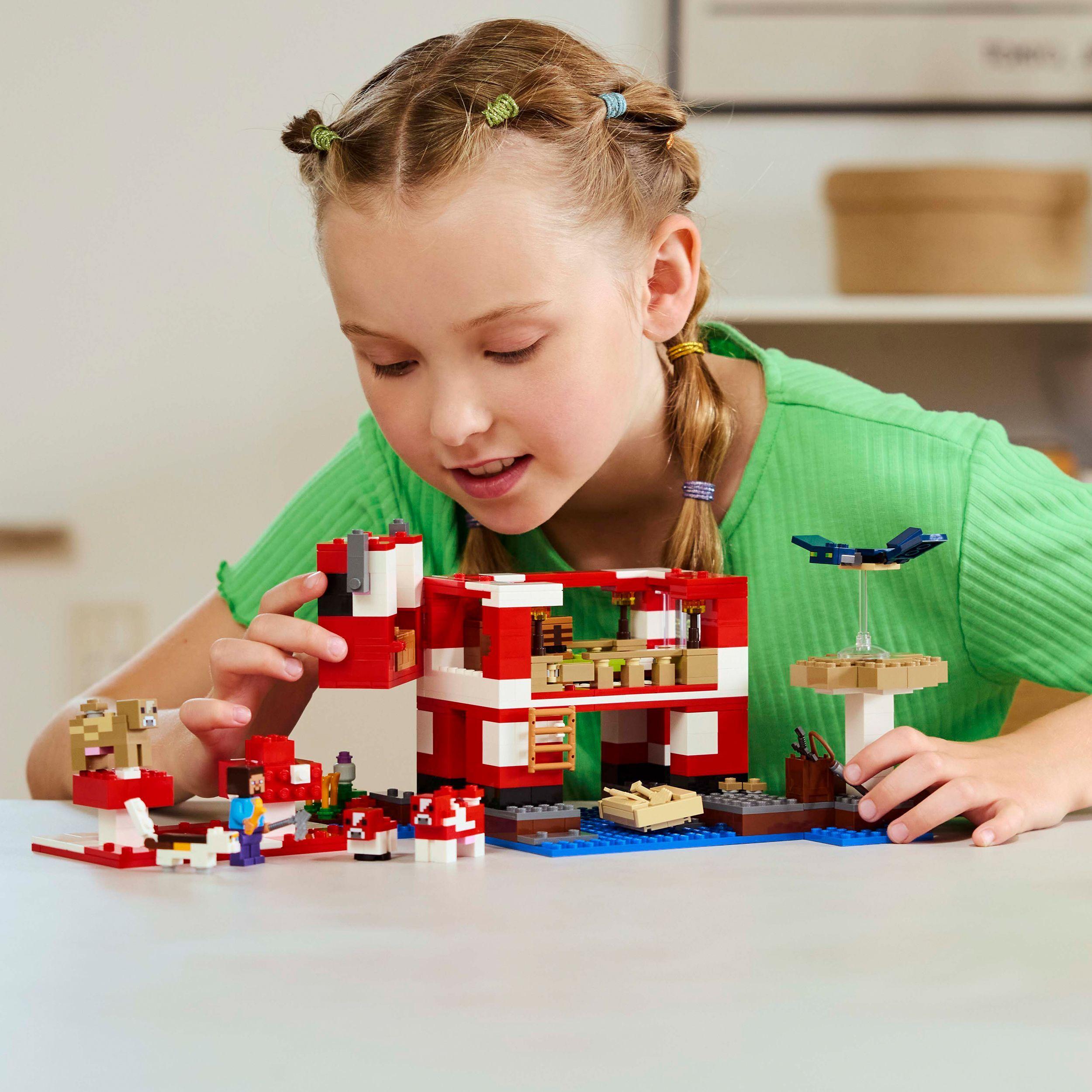 Voir la diapositive 7 : LEGO LEGO Minecraft 21270 La Maison des Champimeuhs - Jeu de Construction dès 8 ans