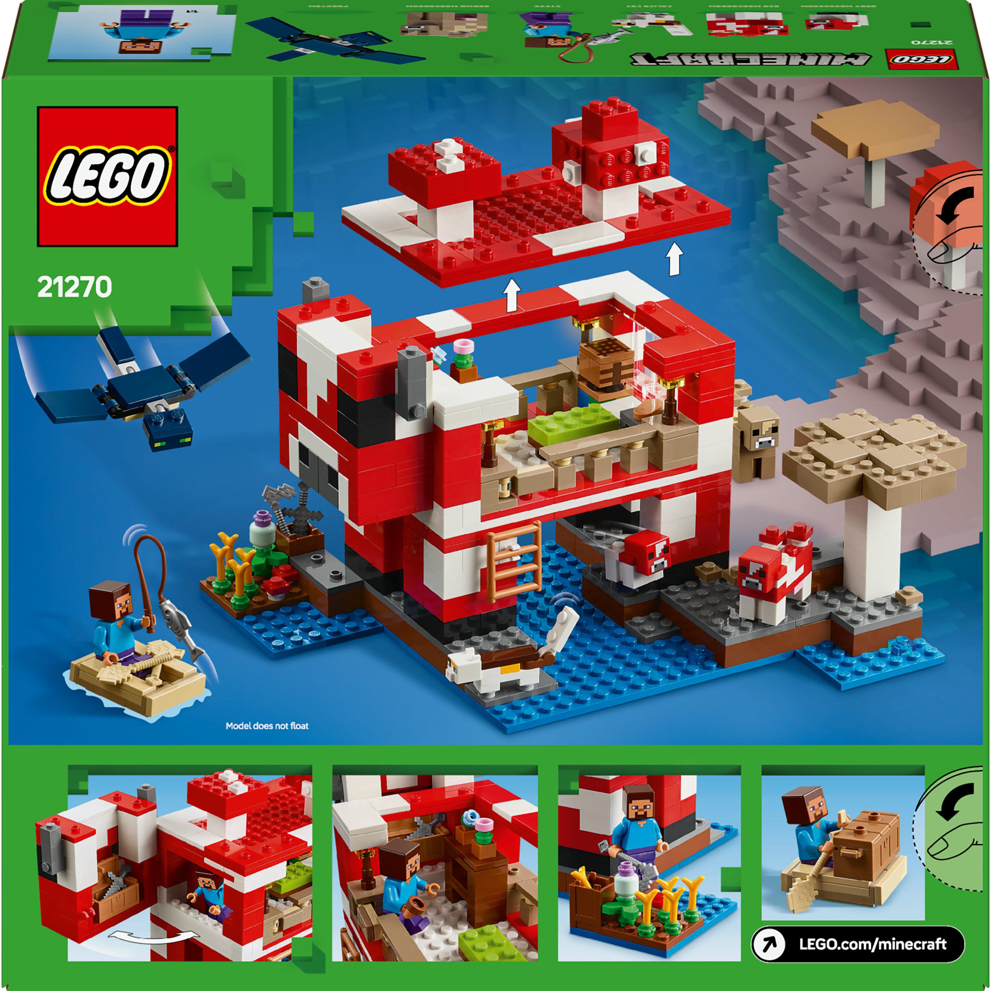 Voir la diapositive 8 : LEGO LEGO Minecraft 21270 La Maison des Champimeuhs - Jeu de Construction dès 8 ans