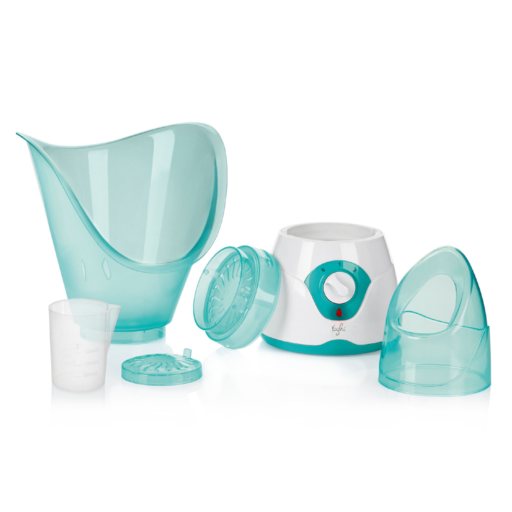 Voir la diapositive 2 : YOGHI Sauna facial 2 en 1 STEAM CARE - Blanc