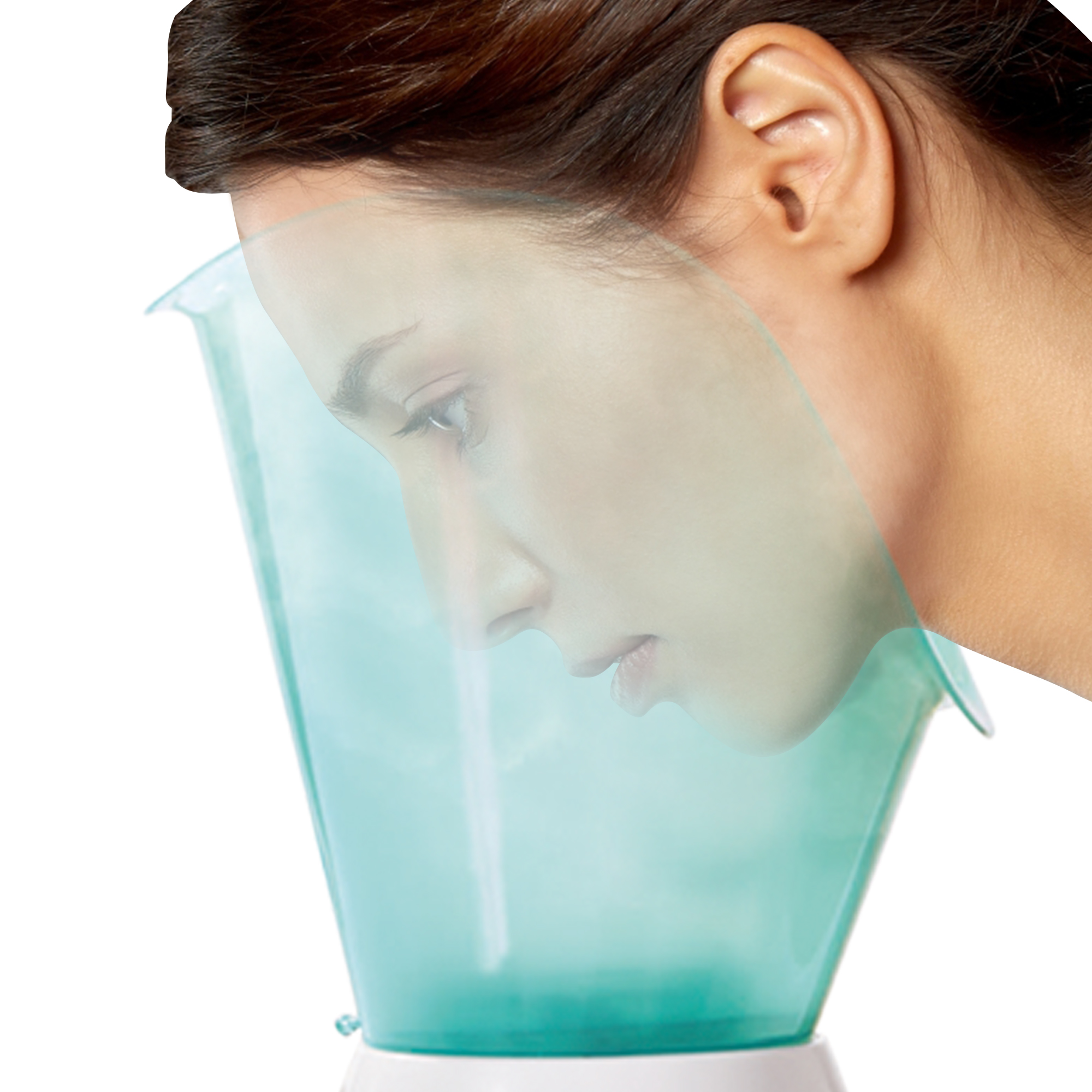 Voir la diapositive 3 : YOGHI Sauna facial 2 en 1 STEAM CARE - Blanc
