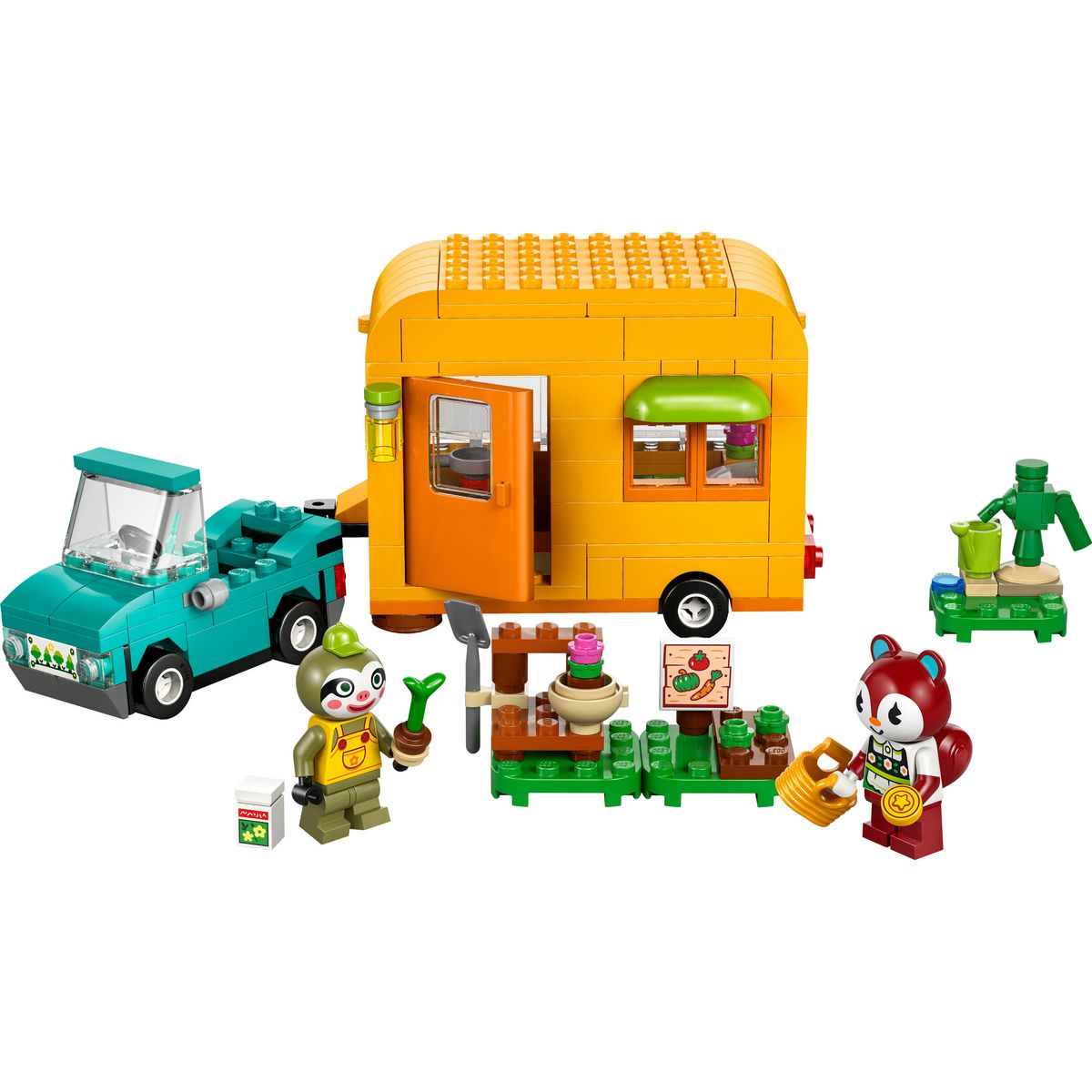 LEGO Animal Crossing 77054 - Caravane et le magasin de jardin de Leif