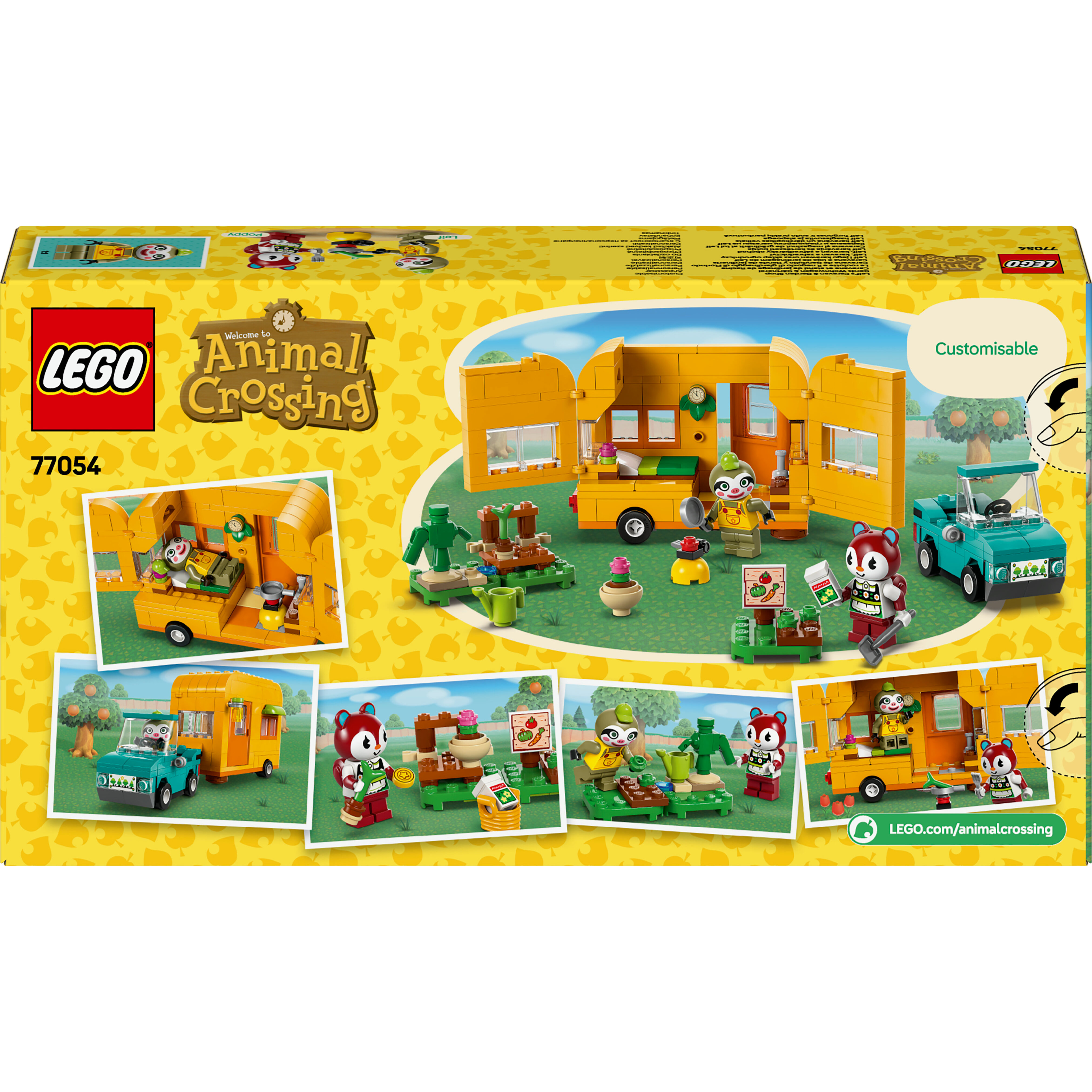 Voir la diapositive 3 : LEGO Animal Crossing 77054 Caravane et stand de jardinage de Racine - Jouet voiture