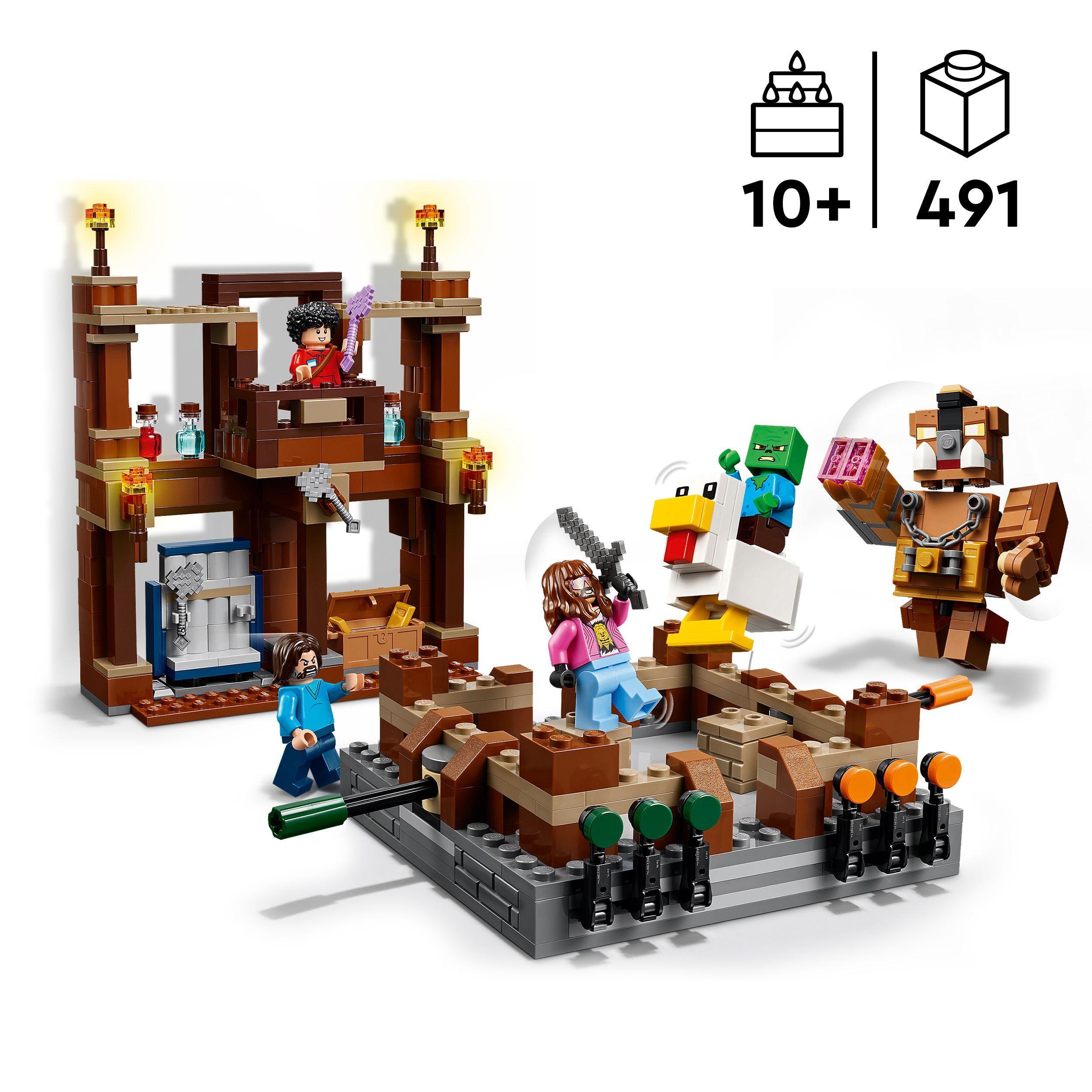 Voir la diapositive 3 : LEGO Minecraft 21272 Le Ring du Manoir des Bois - Jeu de construction garçon dès 10 ans
