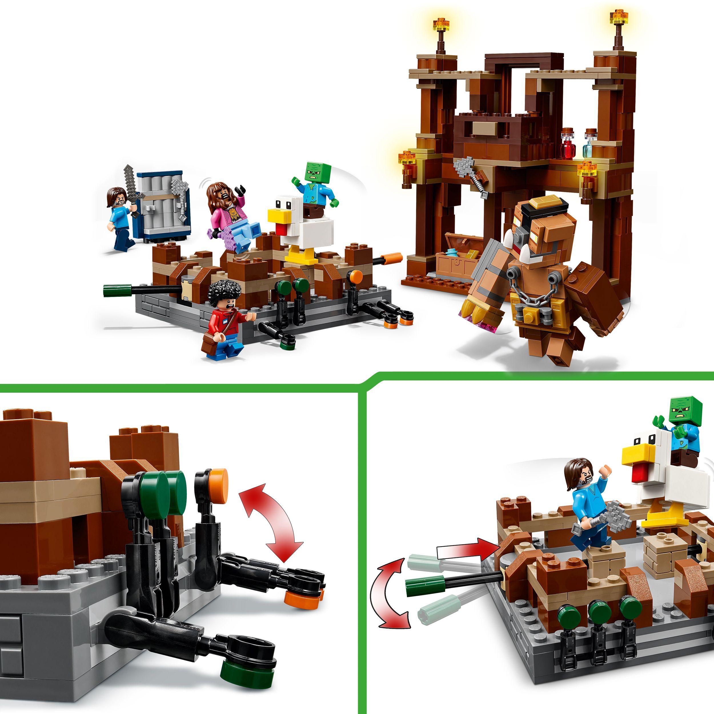 Voir la diapositive 4 : LEGO Minecraft 21272 Le Ring du Manoir des Bois - Jeu de construction garçon dès 10 ans