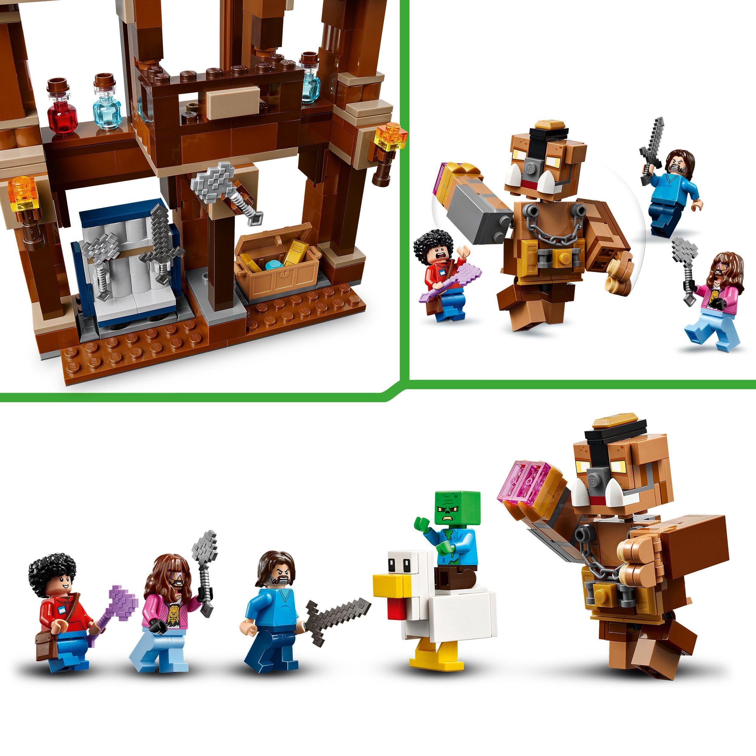 Voir la diapositive 5 : LEGO Minecraft 21272 Le Ring du Manoir des Bois - Jeu de construction garçon dès 10 ans