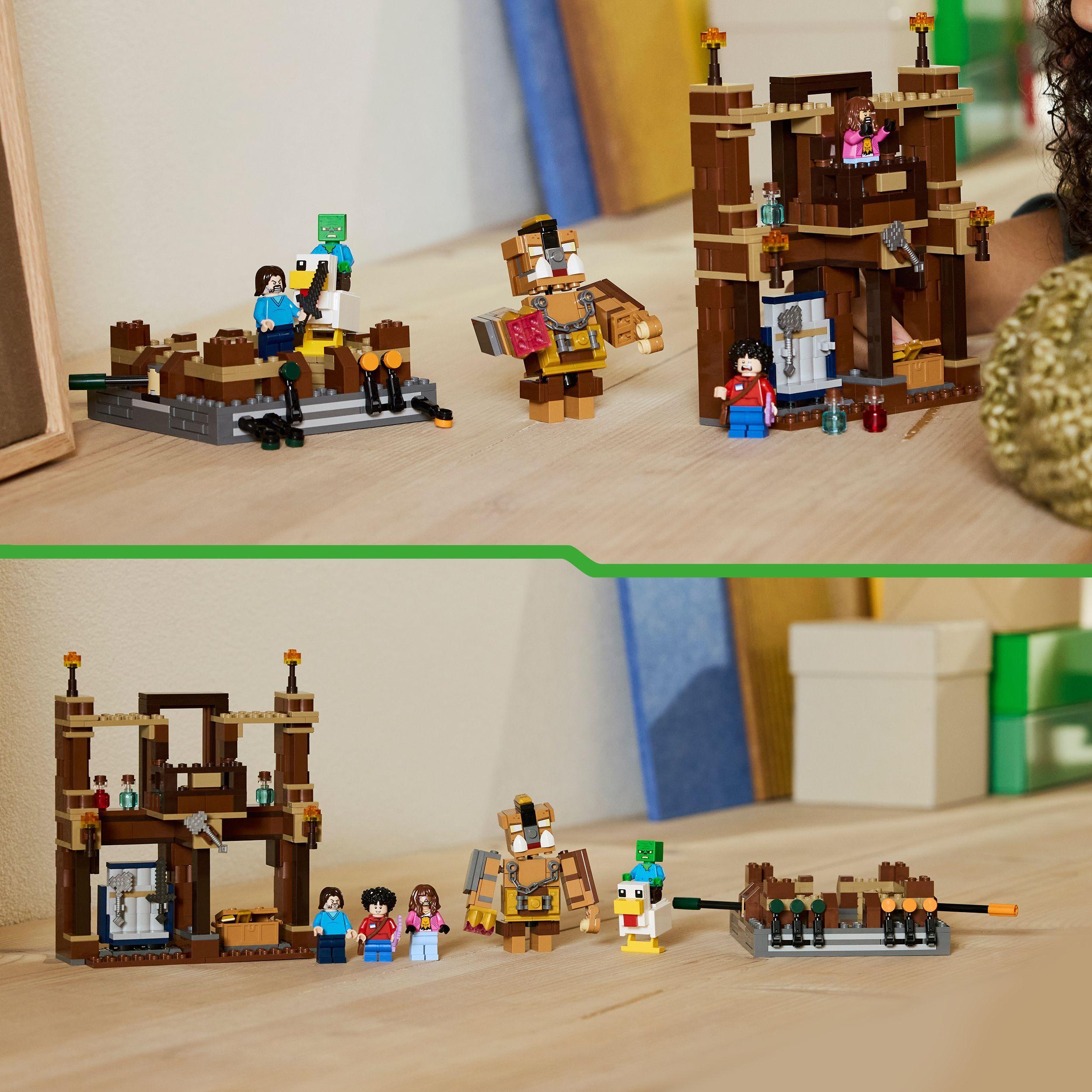Voir la diapositive 6 : LEGO Minecraft 21272 Le Ring du Manoir des Bois - Jeu de construction garçon dès 10 ans