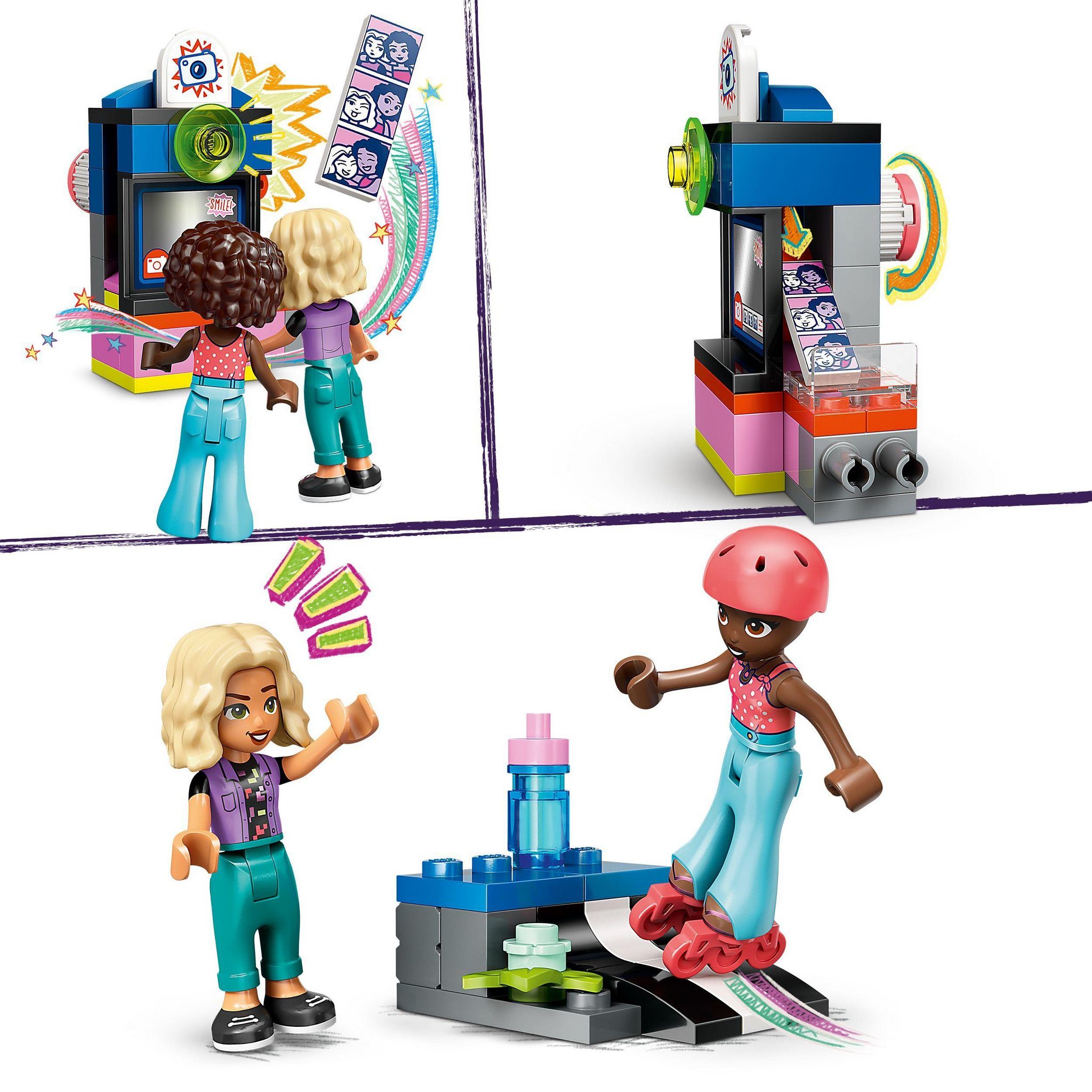 Voir la diapositive 5 : LEGO Friends 42662 - Salon de coiffure et la boutique d'Accessoires