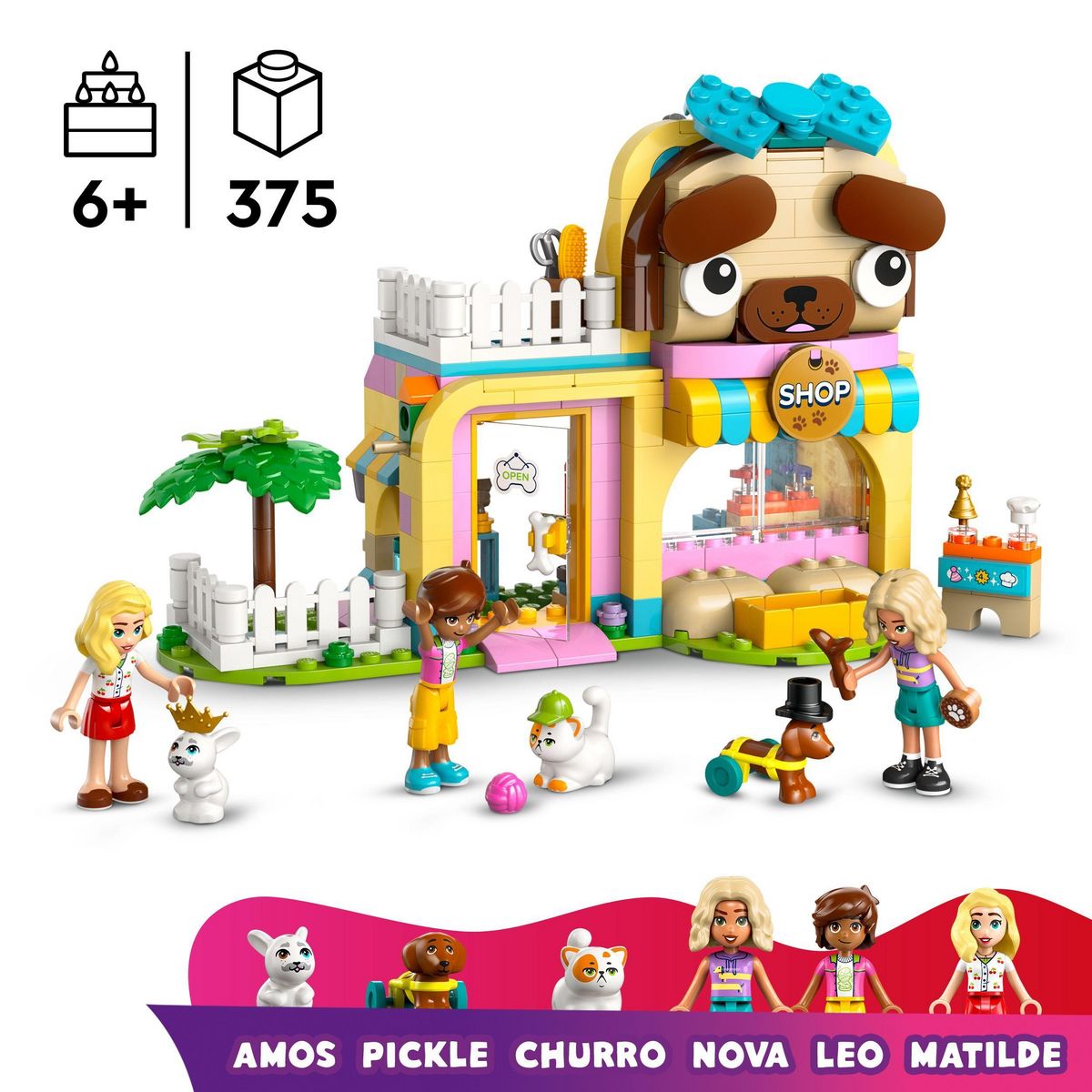 LEGO Friends 42650 - La boutique d'accessoires des Animaux de compagnie