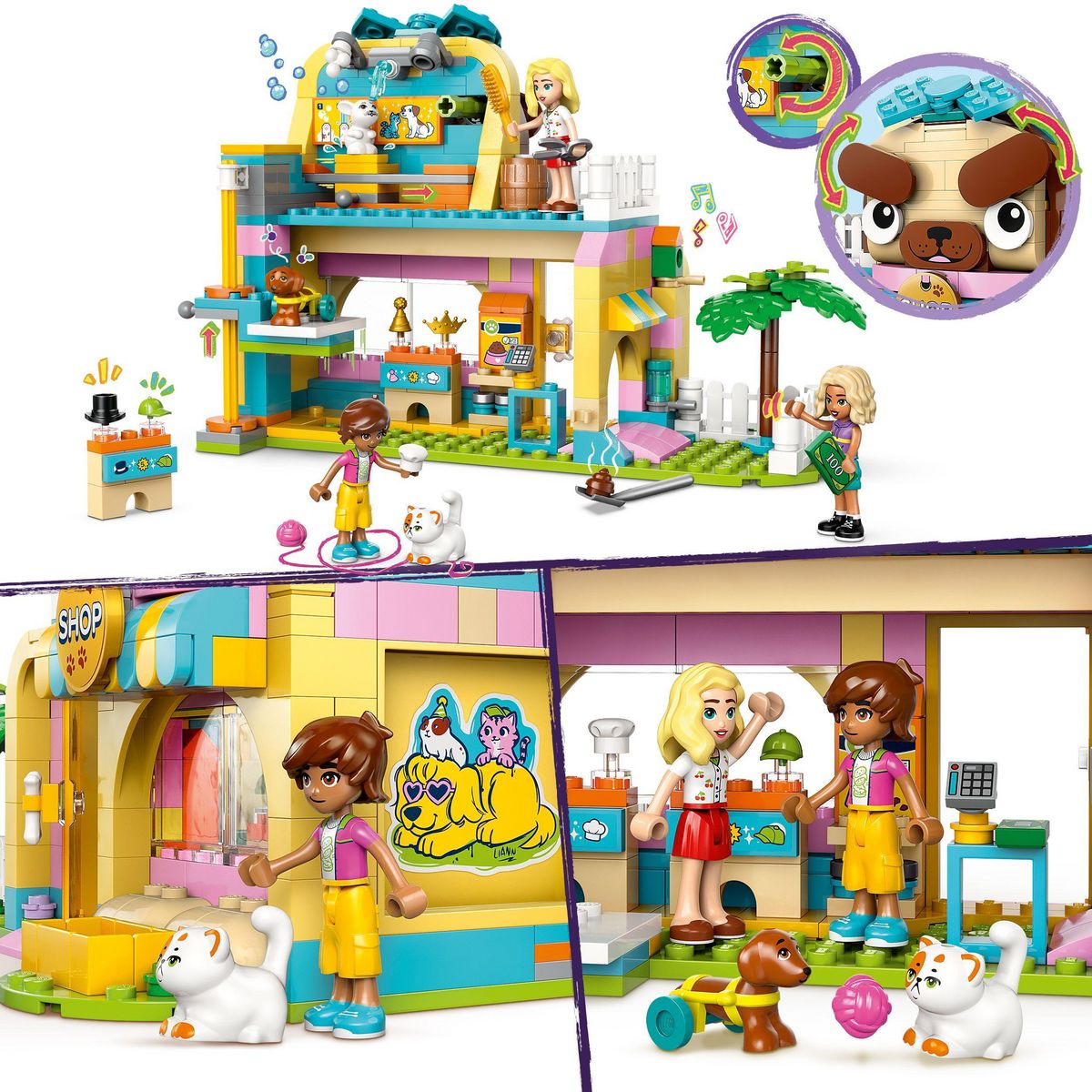 LEGO Friends 42650 - La boutique d'accessoires des Animaux de compagnie