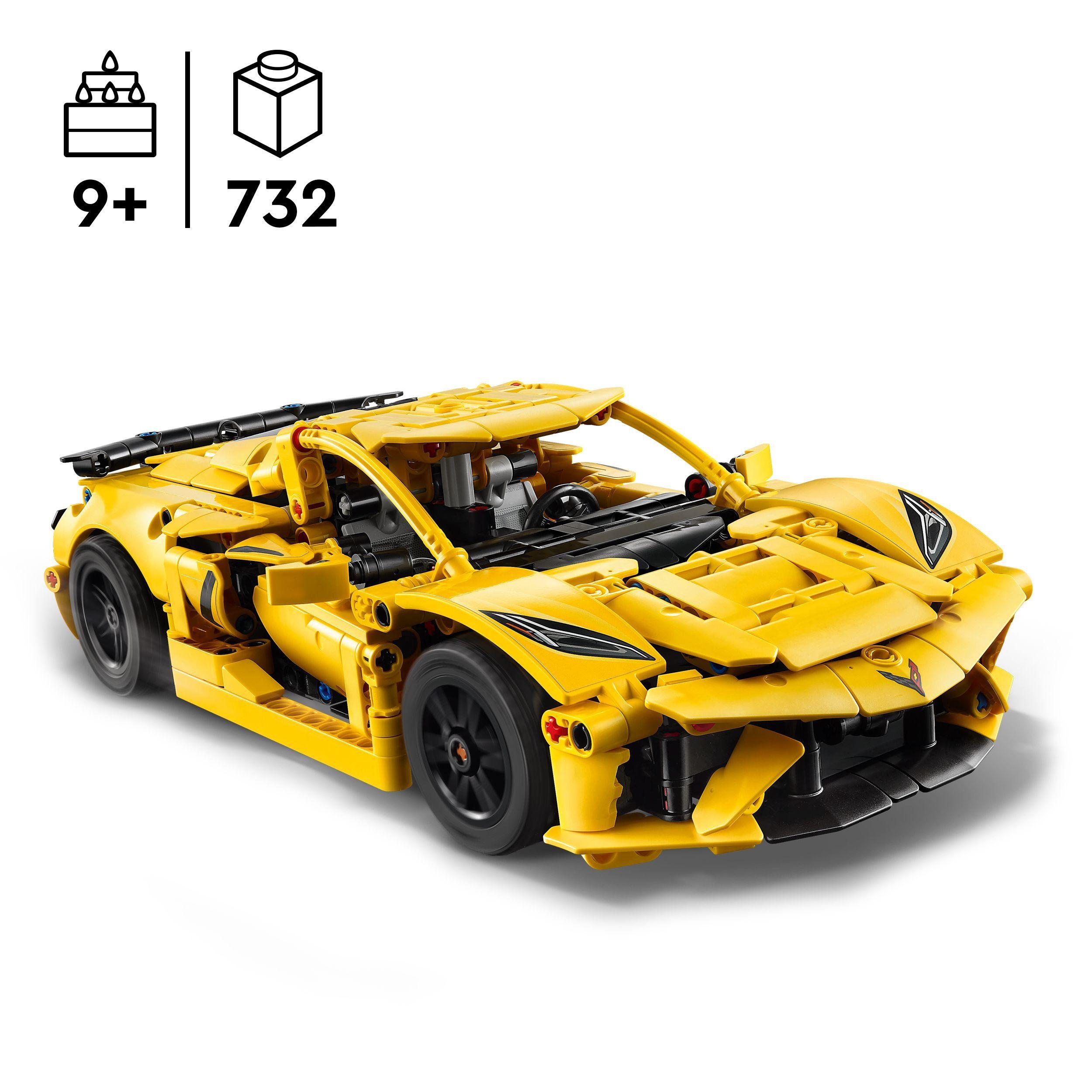 Voir la diapositive 4 : LEGO Technic 42205 Chevrolet Corvette Stingray - Voiture de sport pour garçon dès 9 ans