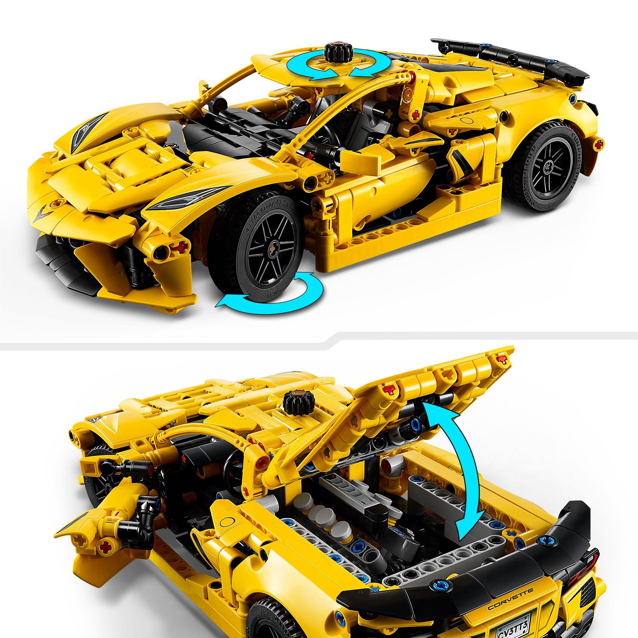 Voir la diapositive 8 : LEGO Technic 42205 Chevrolet Corvette Stingray - Voiture de sport pour garçon dès 9 ans