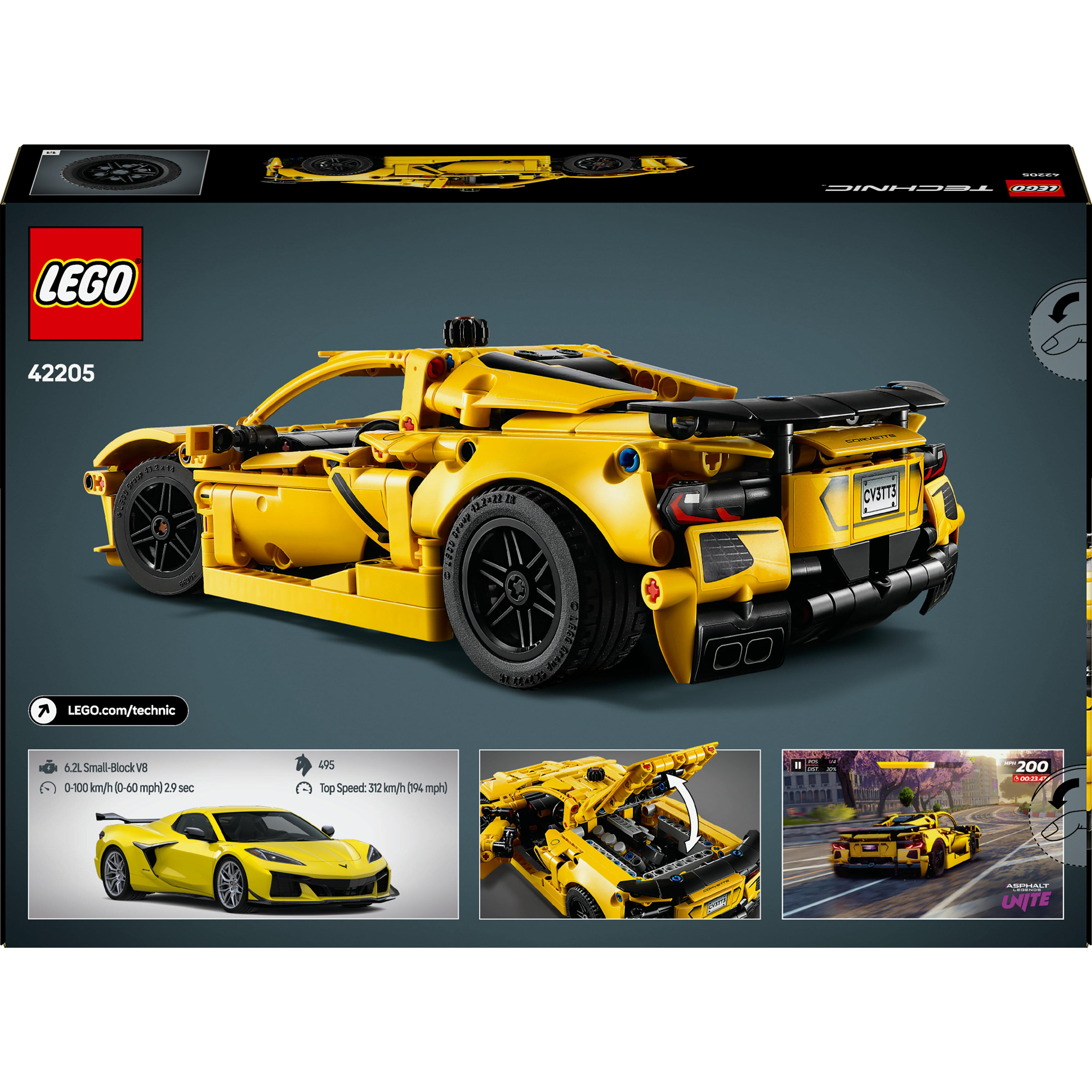 Voir la diapositive 7 : LEGO Technic 42205 Chevrolet Corvette Stingray - Voiture de sport pour garçon dès 9 ans