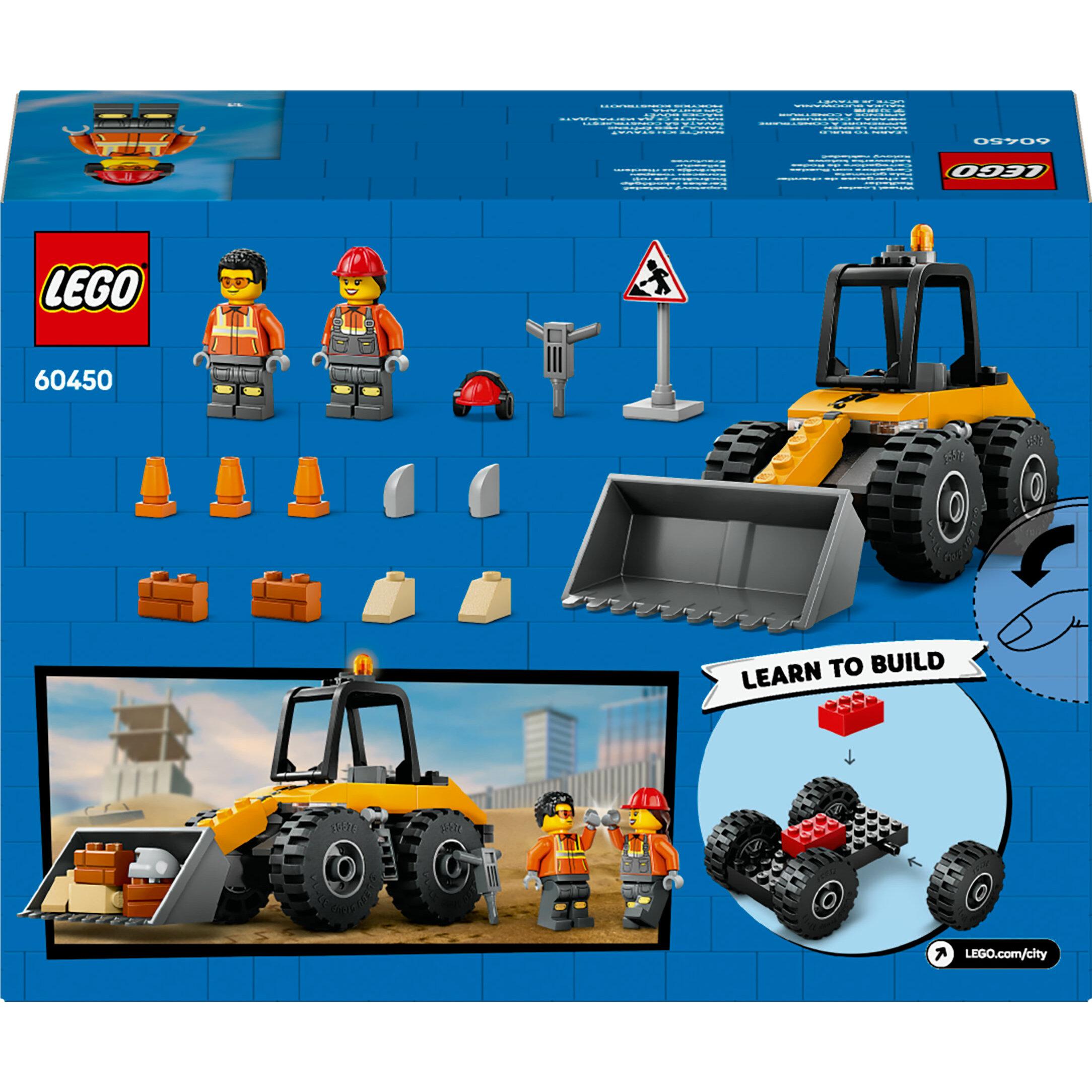Voir la diapositive 8 : LEGO City 60450 - La chargeuse de chantier jaune