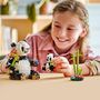 Voir la diapositive 7 : LEGO Creator 31165 - Les Animaux Sauvages : La Famille des Pandas