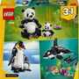 Voir la diapositive 8 : LEGO Creator 31165 - Les Animaux Sauvages : La Famille des Pandas