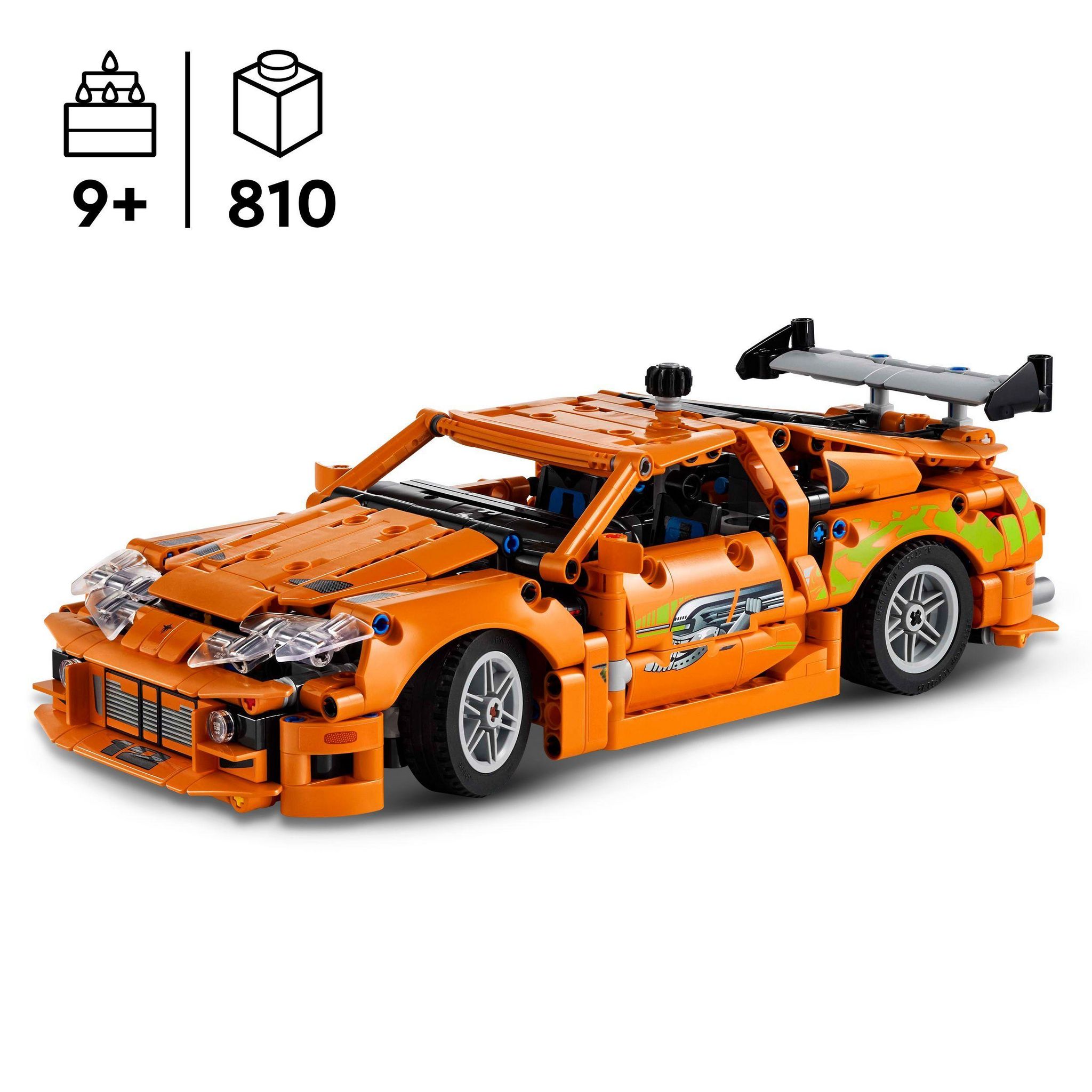 Voir la diapositive 3 : LEGO Technic 42204 - Voiture Fast and Furious Toyota Supra MK4