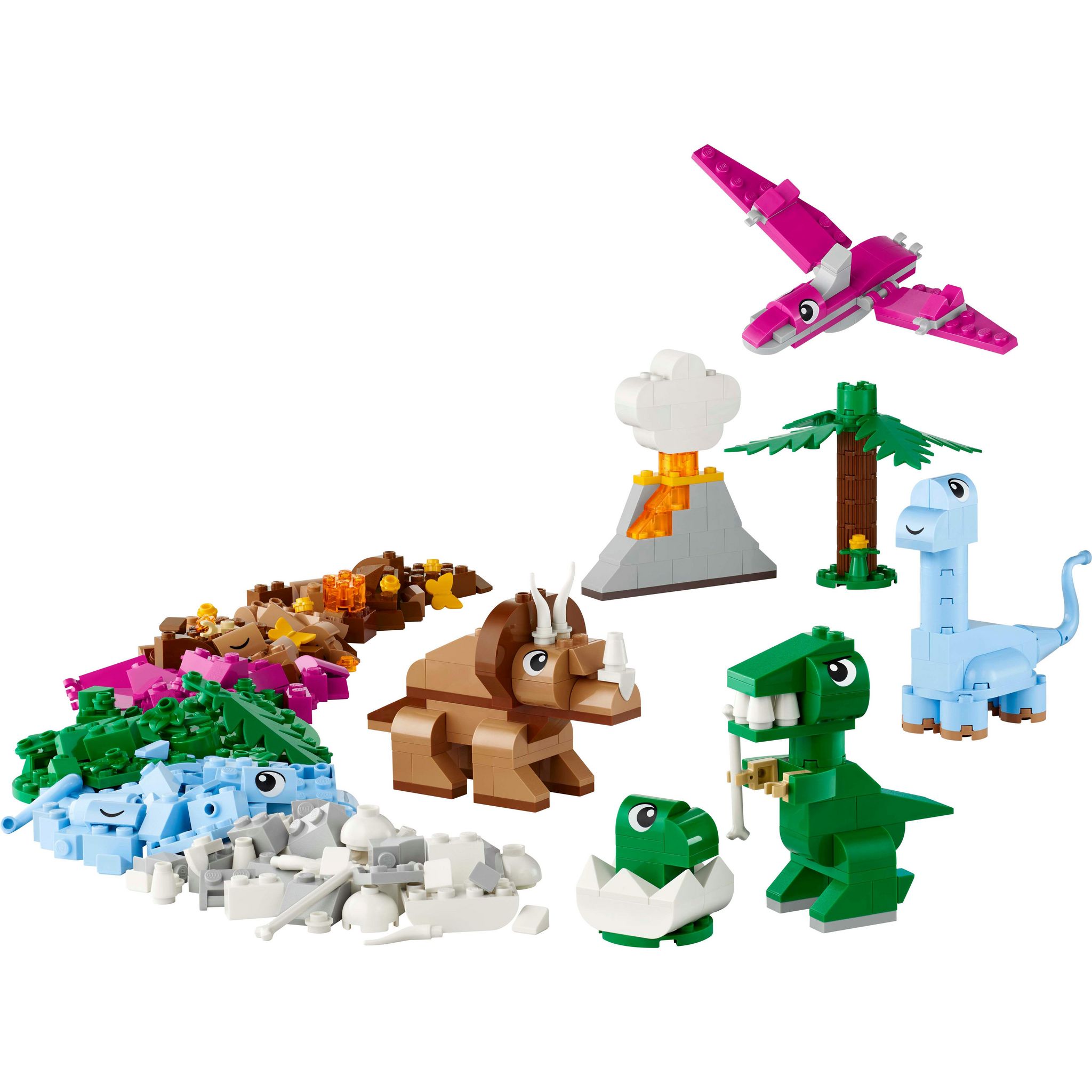 Voir la diapositive 2 : LEGO Classic 11041 - Les dinosaures Créatifs
