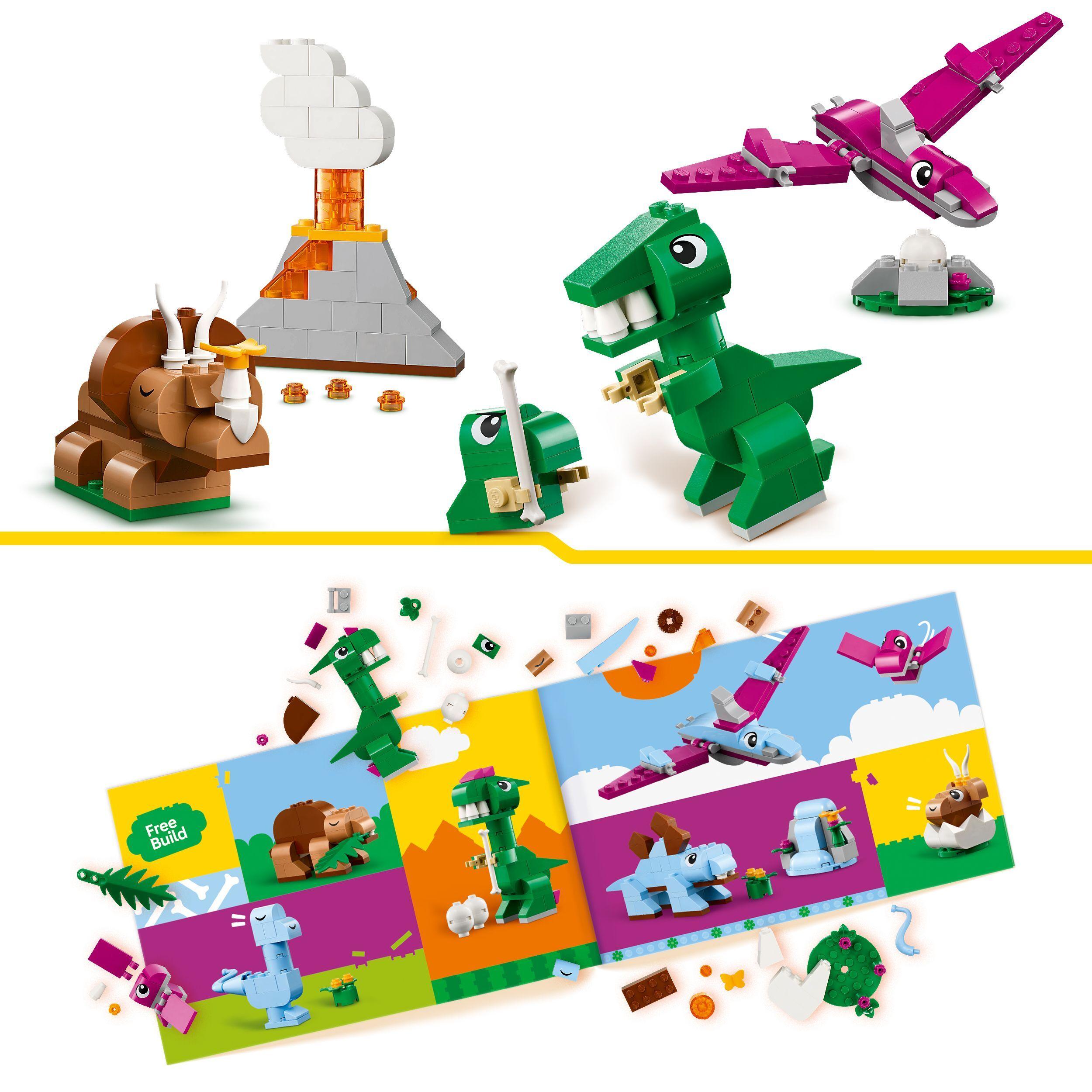 Voir la diapositive 5 : LEGO Classic 11041 - Les dinosaures créatifs