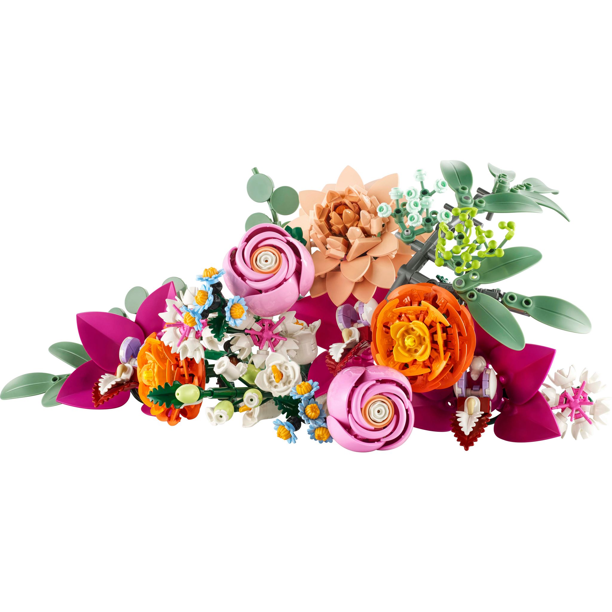 Voir la diapositive 2 : LEGO Botanicals 10342 - Le joli bouquet de fleurs roses