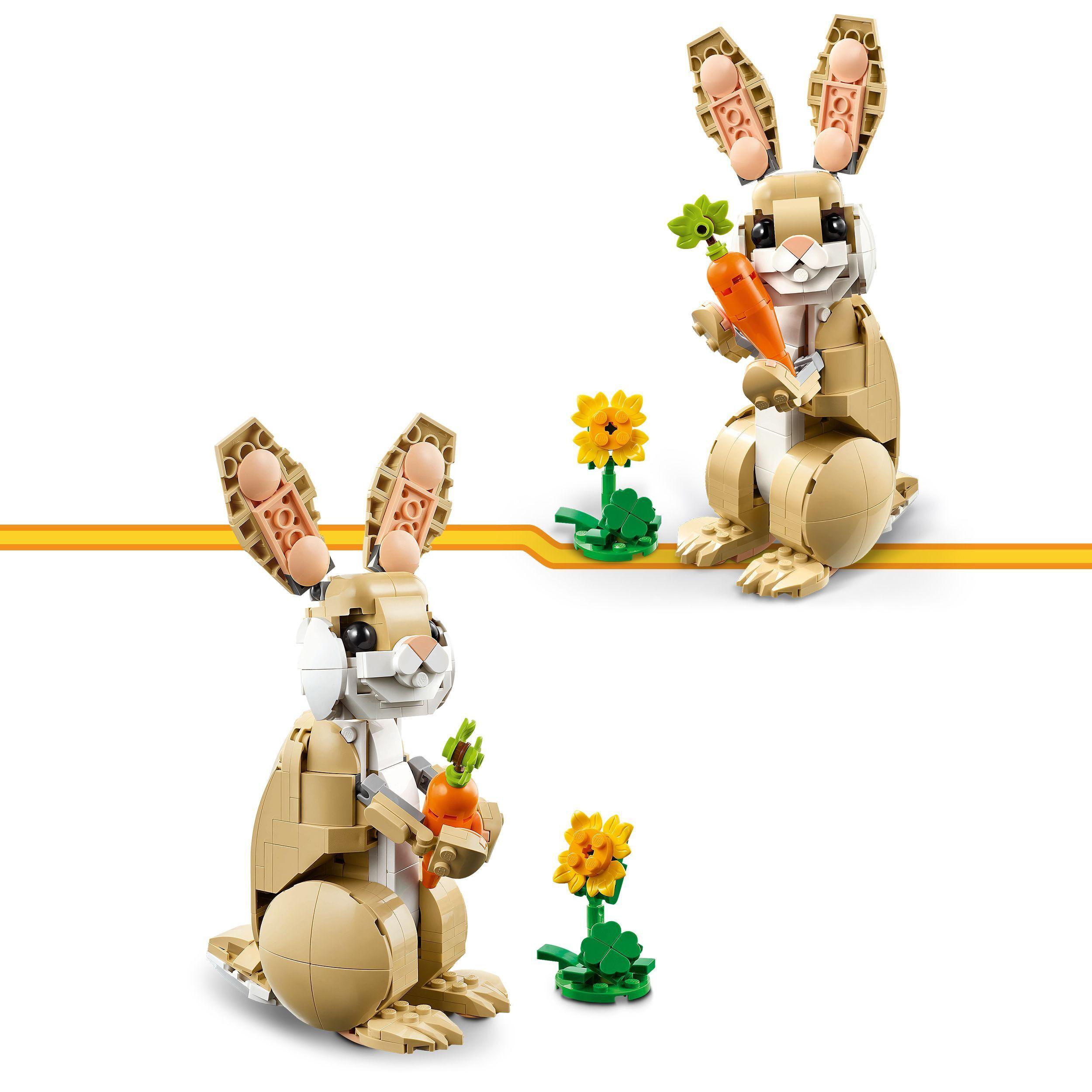 Voir la diapositive 4 : LEGO LEGO Creator 31162 3-en-1 L’Adorable Lapin - Jouet de Construction dès 8 ans - Idée Cadeau
