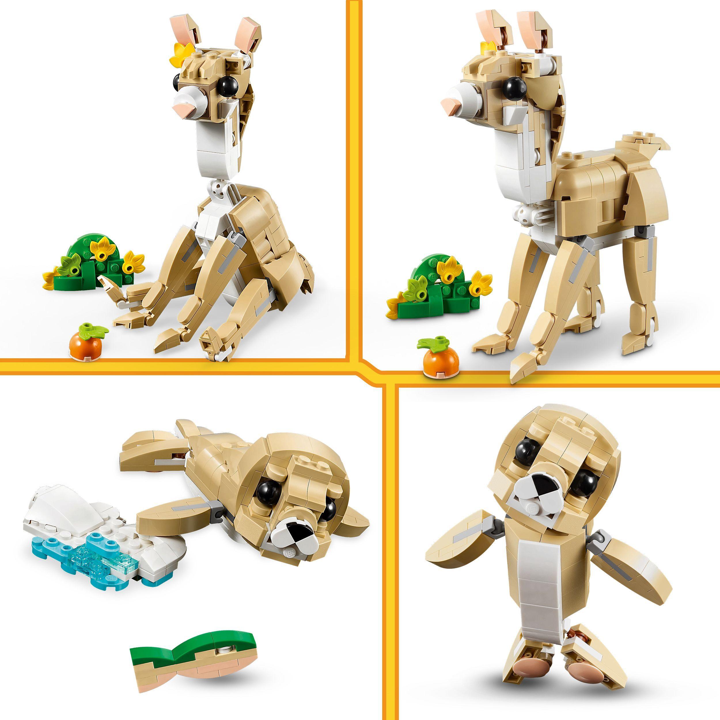 Voir la diapositive 5 : LEGO LEGO Creator 31162 3-en-1 L’Adorable Lapin - Jouet de Construction dès 8 ans - Idée Cadeau