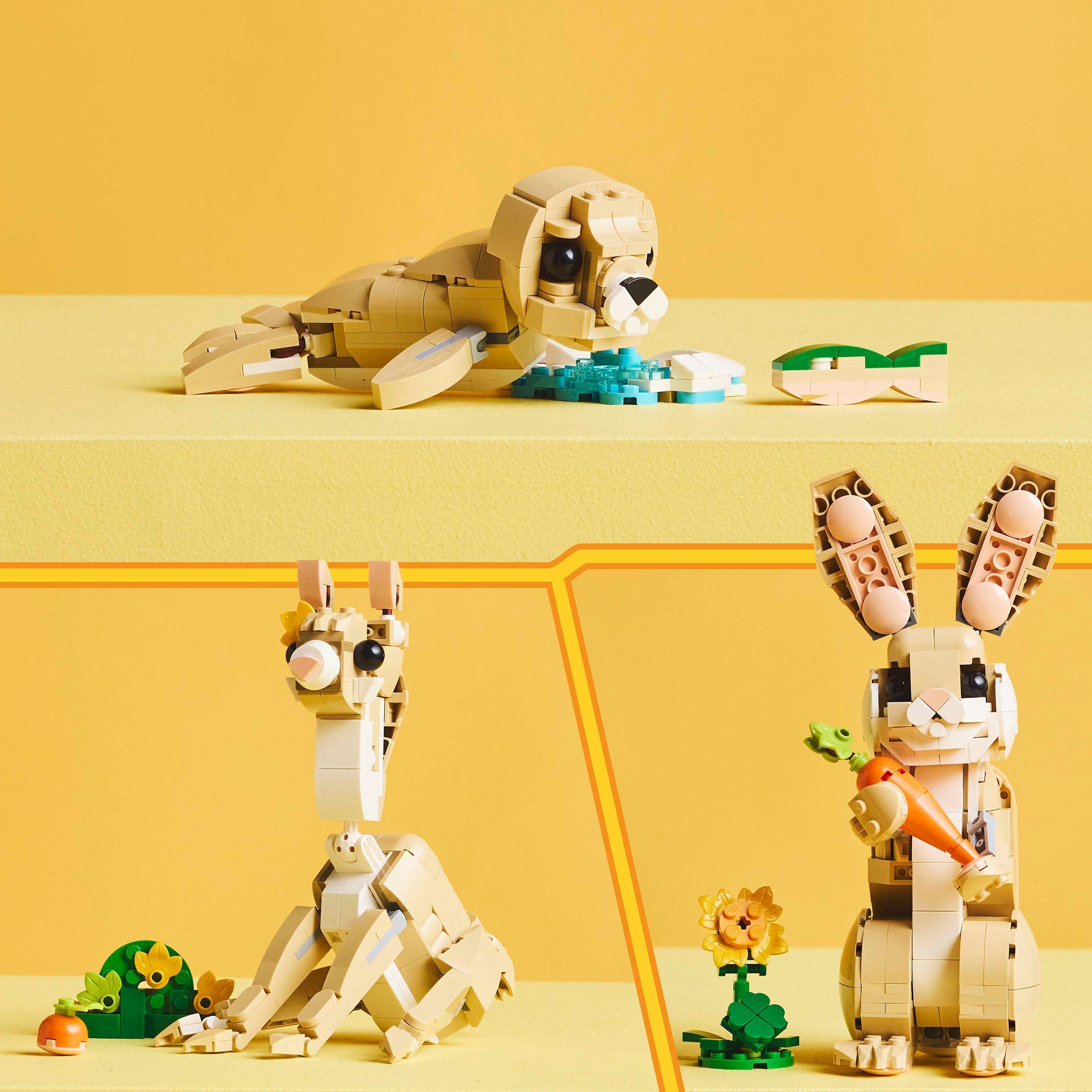 Voir la diapositive 6 : LEGO LEGO Creator 31162 3-en-1 L’Adorable Lapin - Jouet de Construction dès 8 ans - Idée Cadeau