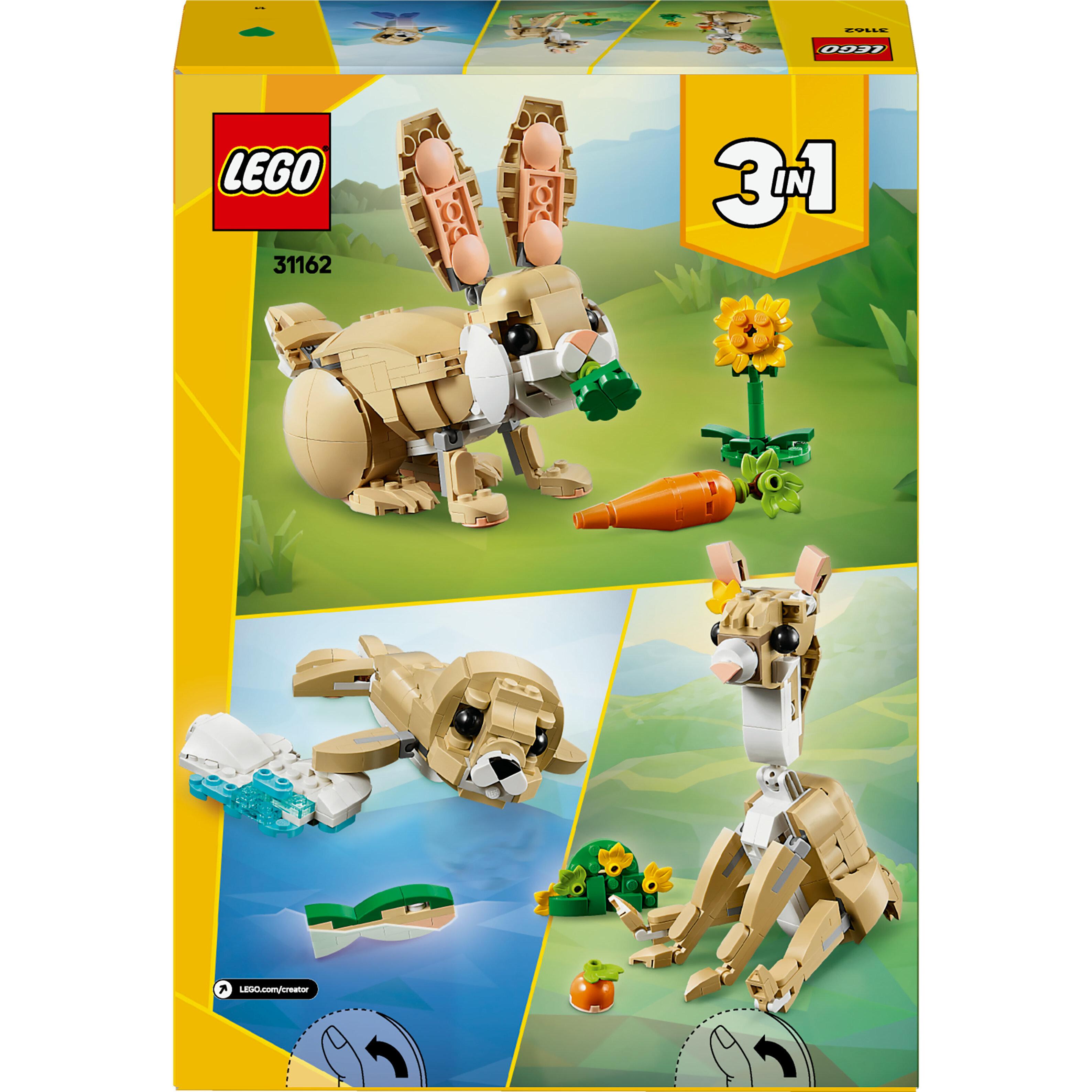 Voir la diapositive 8 : LEGO LEGO Creator 31162 3-en-1 L’Adorable Lapin - Jouet de Construction dès 8 ans - Idée Cadeau