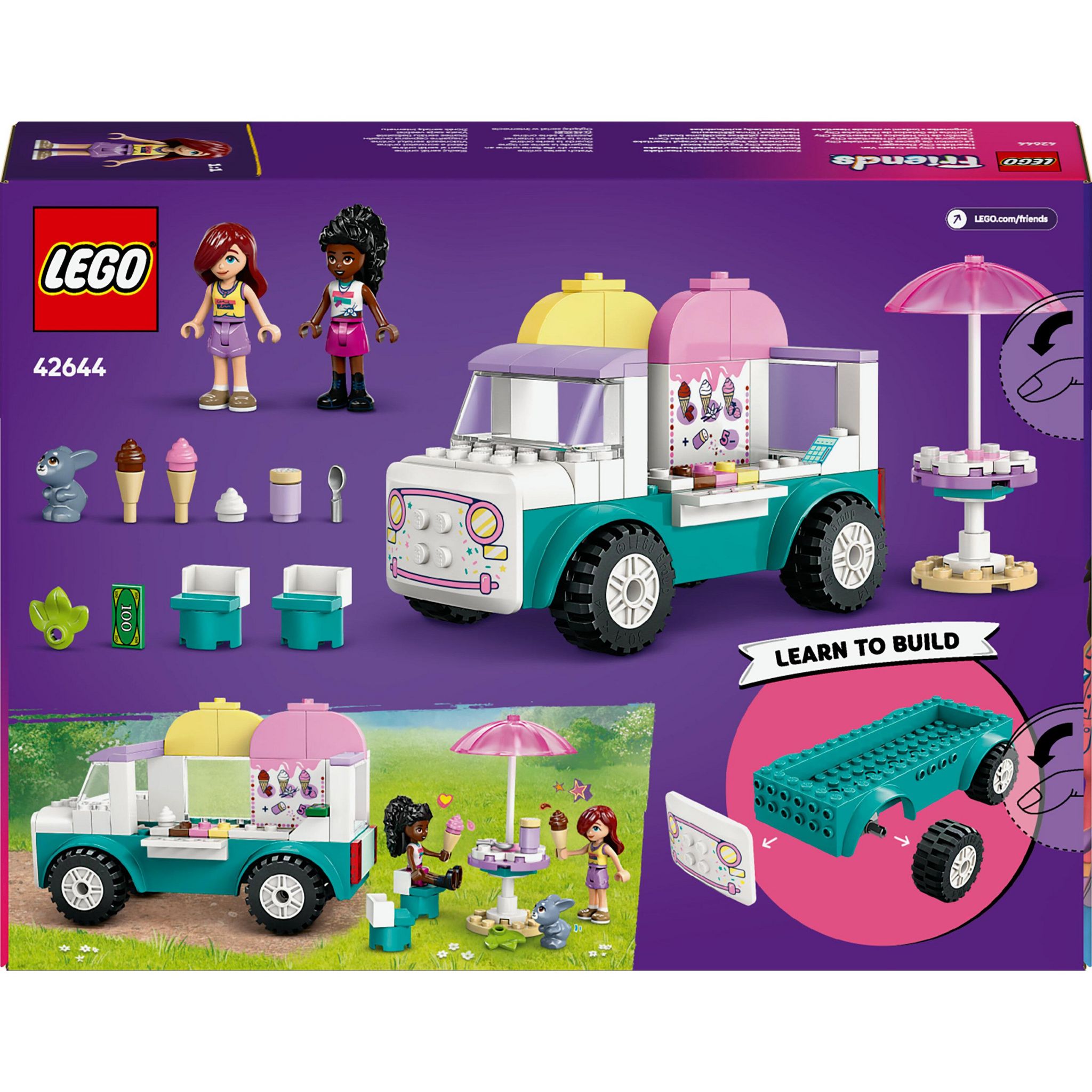 Voir la diapositive 8 : LEGO Friends 42644 - Camion de Glaces de HeartLake City