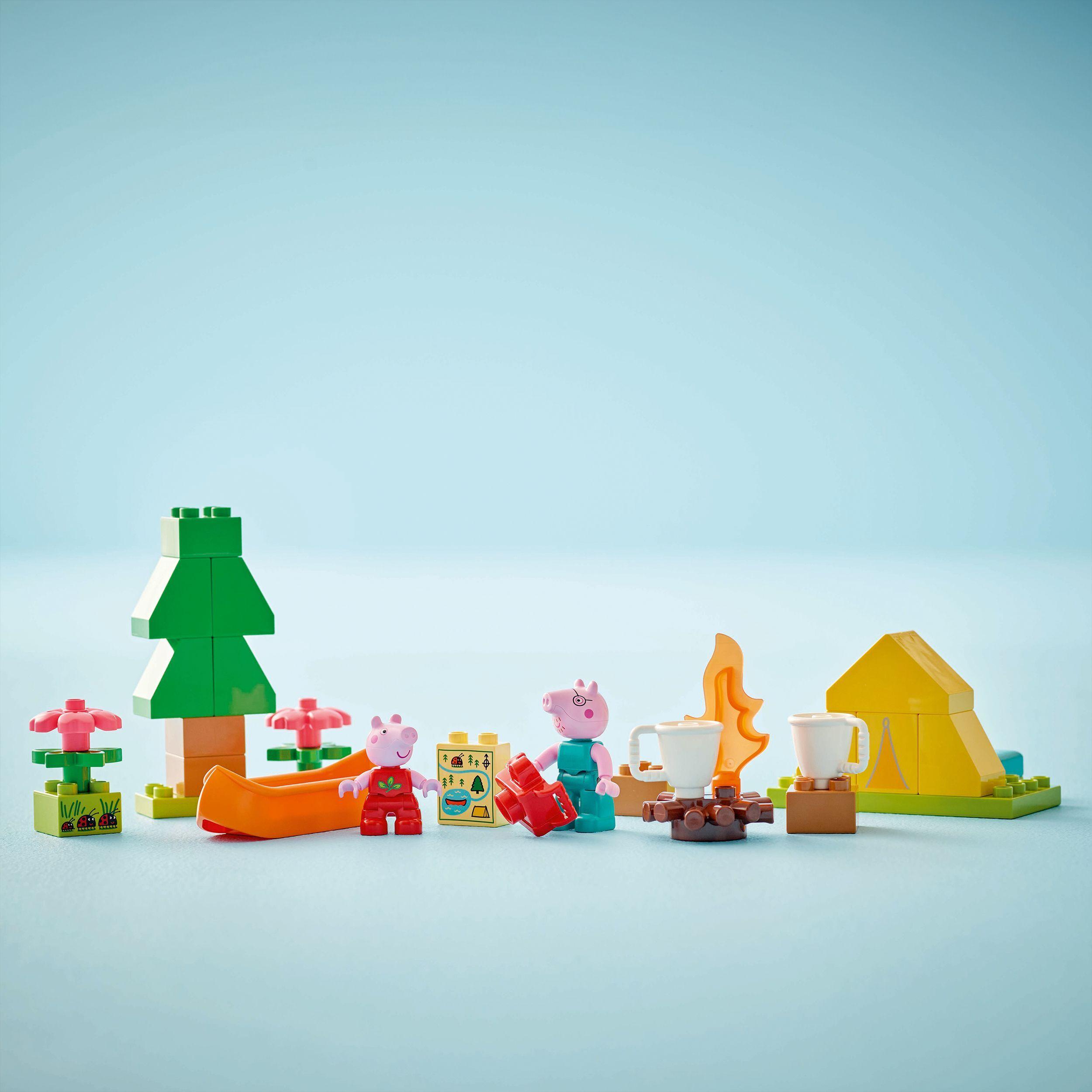 Voir la diapositive 6 : LEGO DUPLO Peppa Pig 10452 Les Vacances au Camping - Jeu de Construction Montessori 2 ans