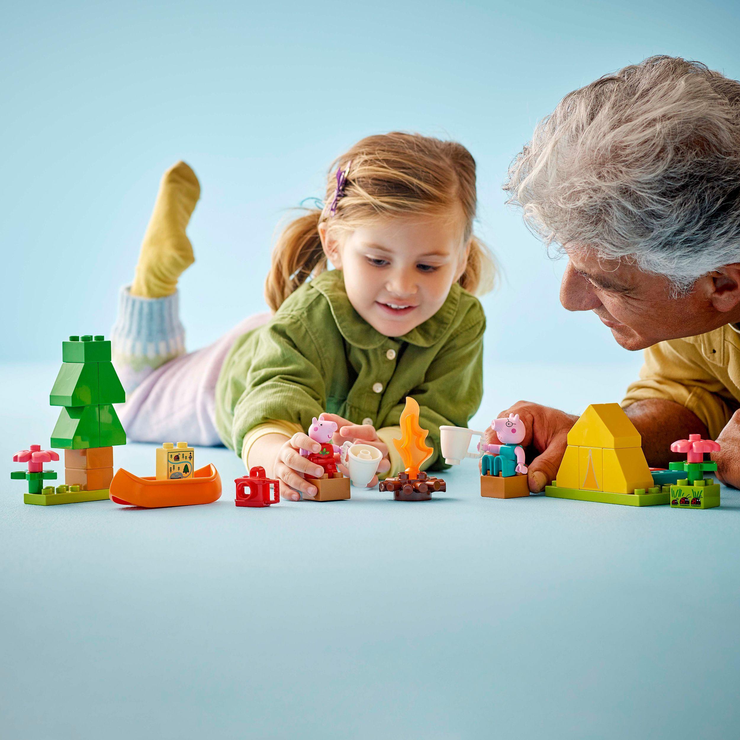 Voir la diapositive 7 : LEGO DUPLO Peppa Pig 10452 Les Vacances au Camping - Jeu de Construction Montessori 2 ans