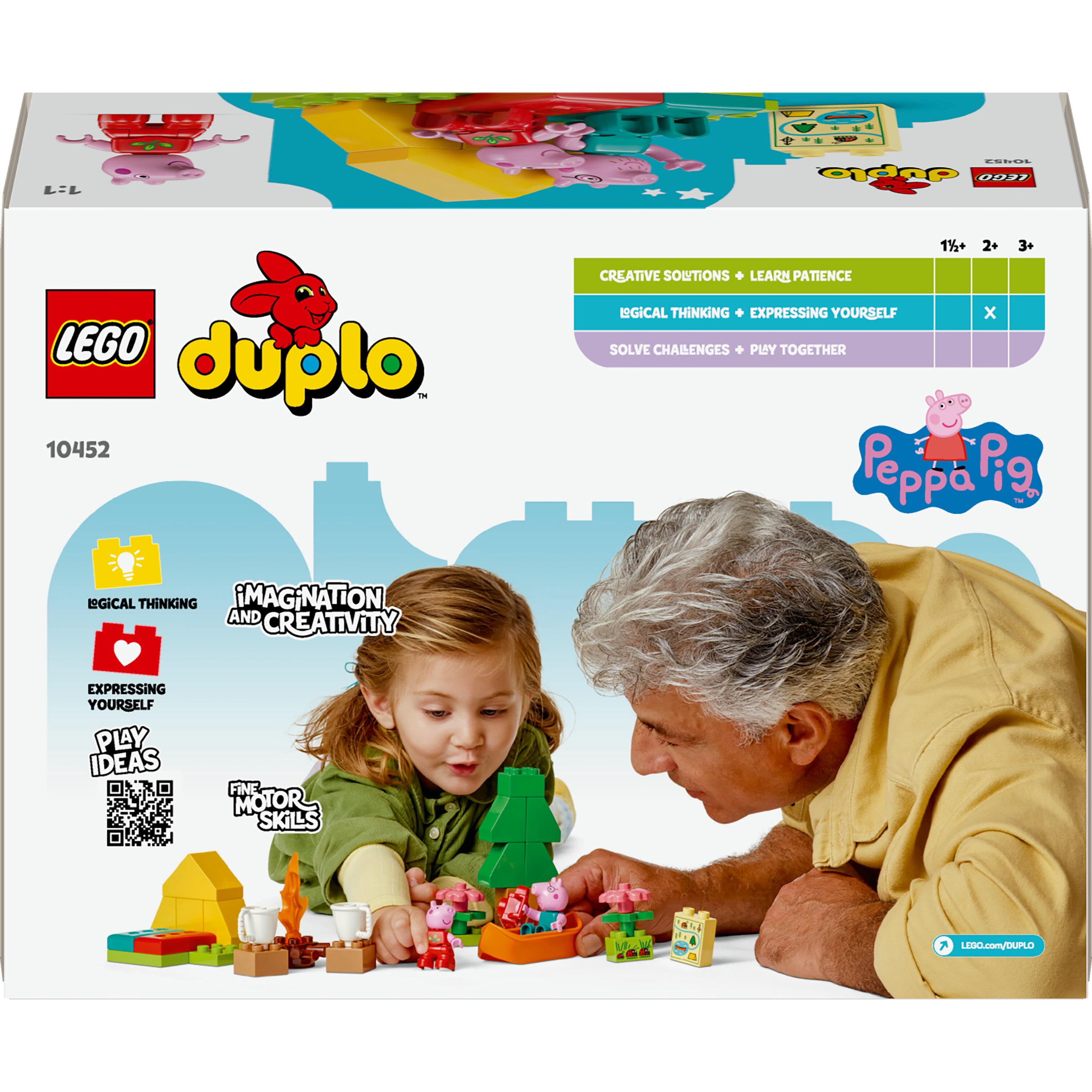 Voir la diapositive 8 : LEGO DUPLO Peppa Pig 10452 Les Vacances au Camping - Jeu de Construction Montessori 2 ans